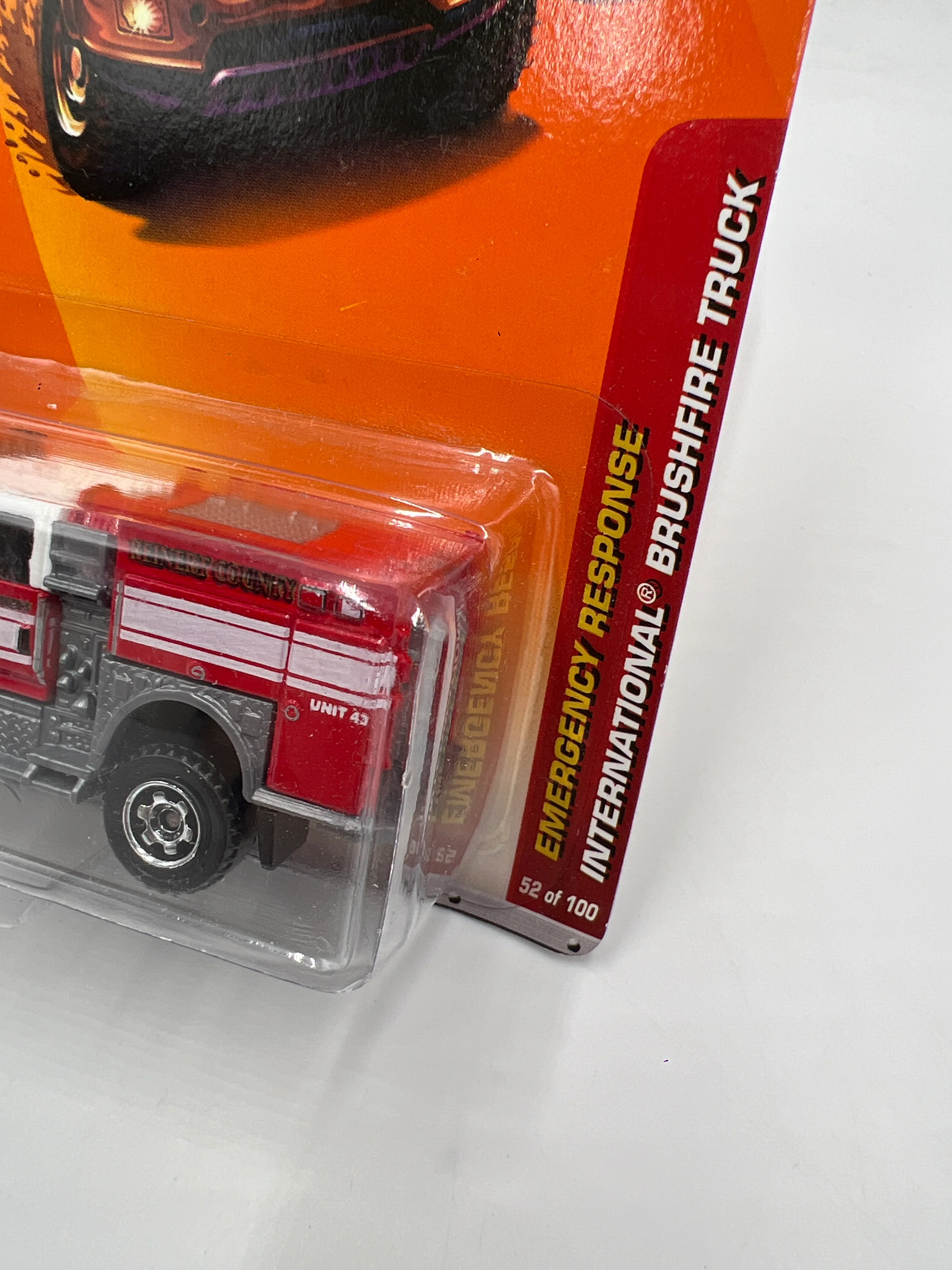 Matchbox Emergency Response #52 International Brushfire Truck Red 216J - Image 4