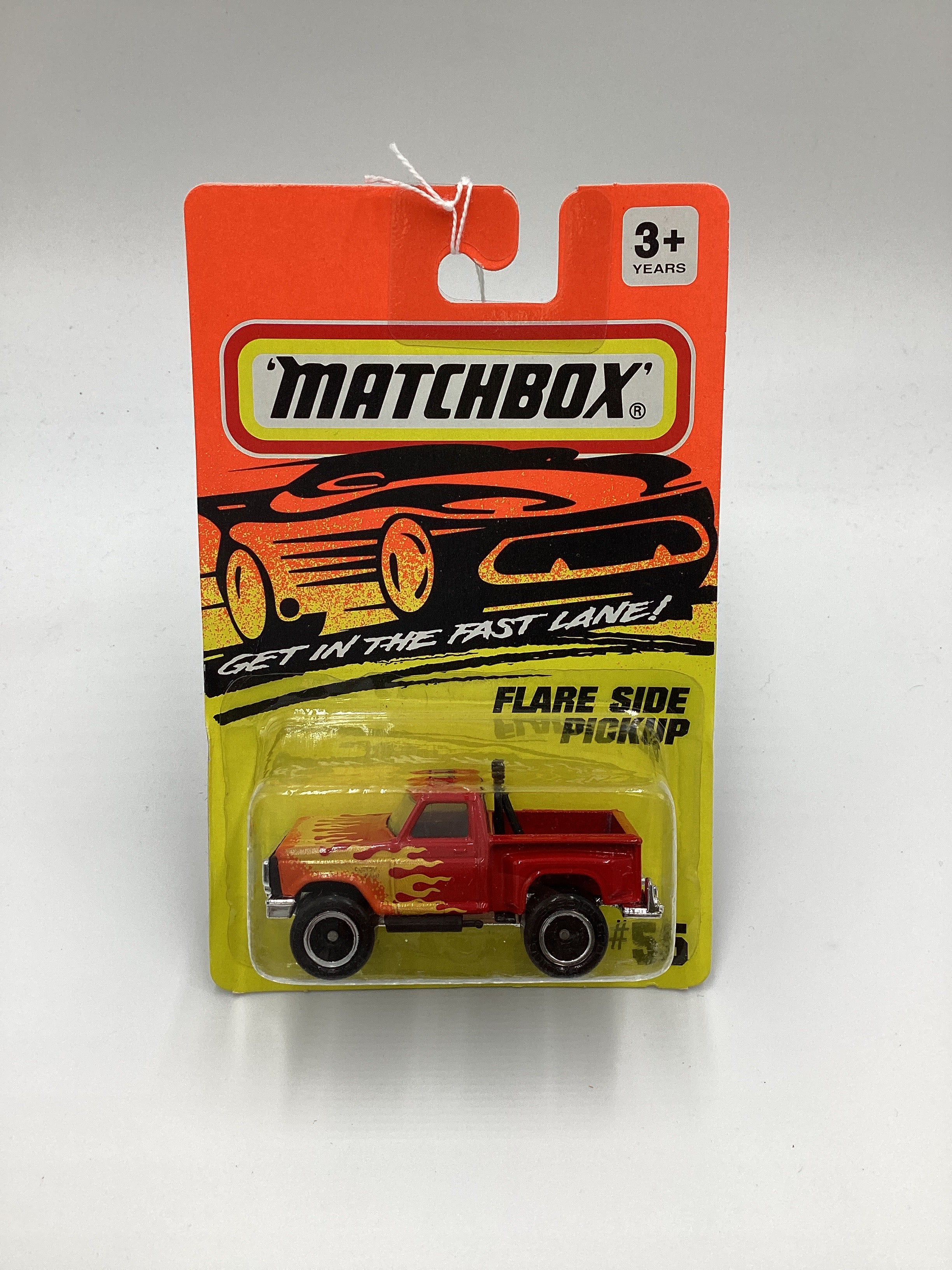 Matchbox Get In The Fast Lane #55 Flare Side Pickup Red 206B - Image 2