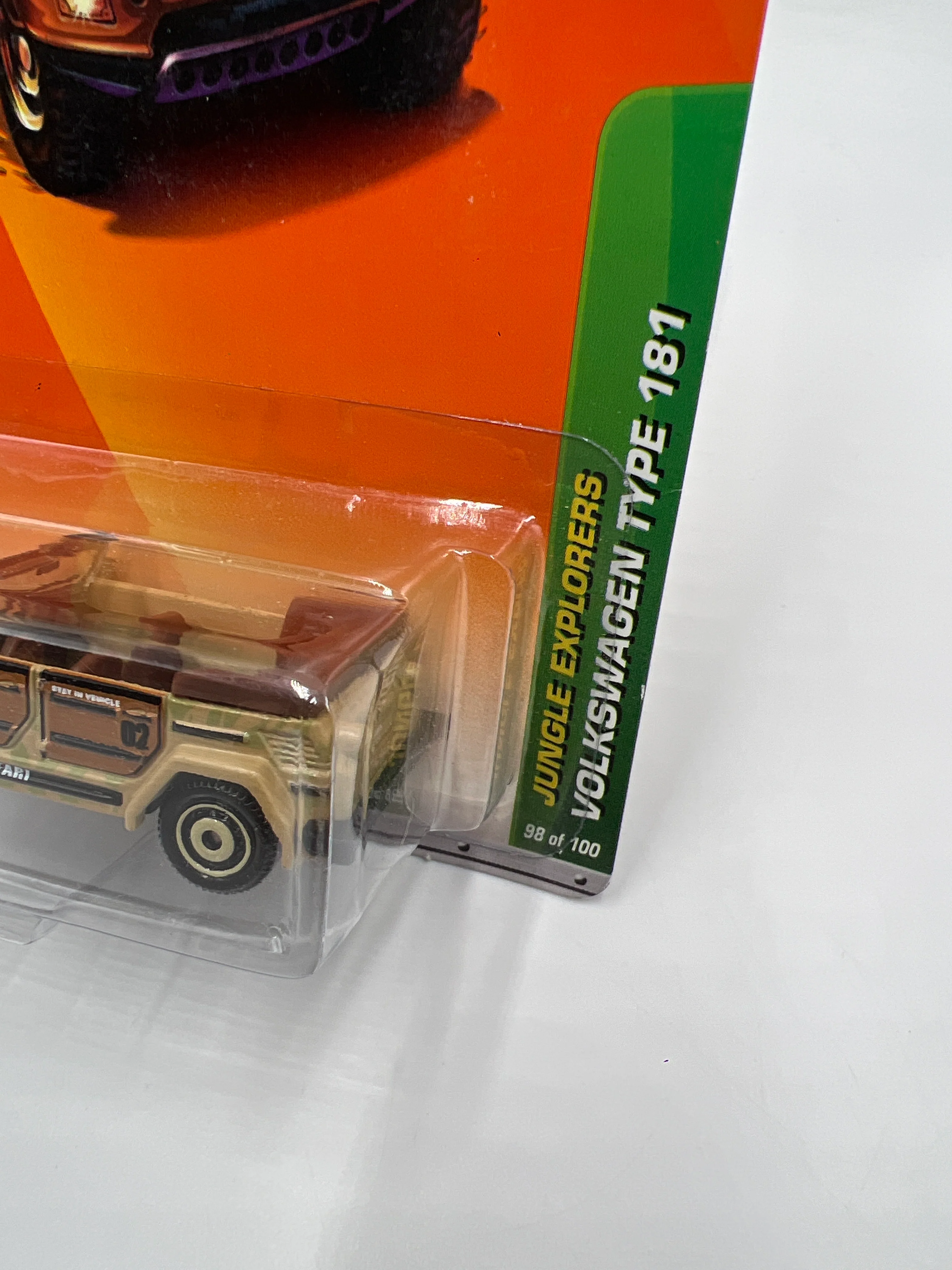 Matchbox Jungle Explorers #98 Volkswagen Type 181 210F - Image 4
