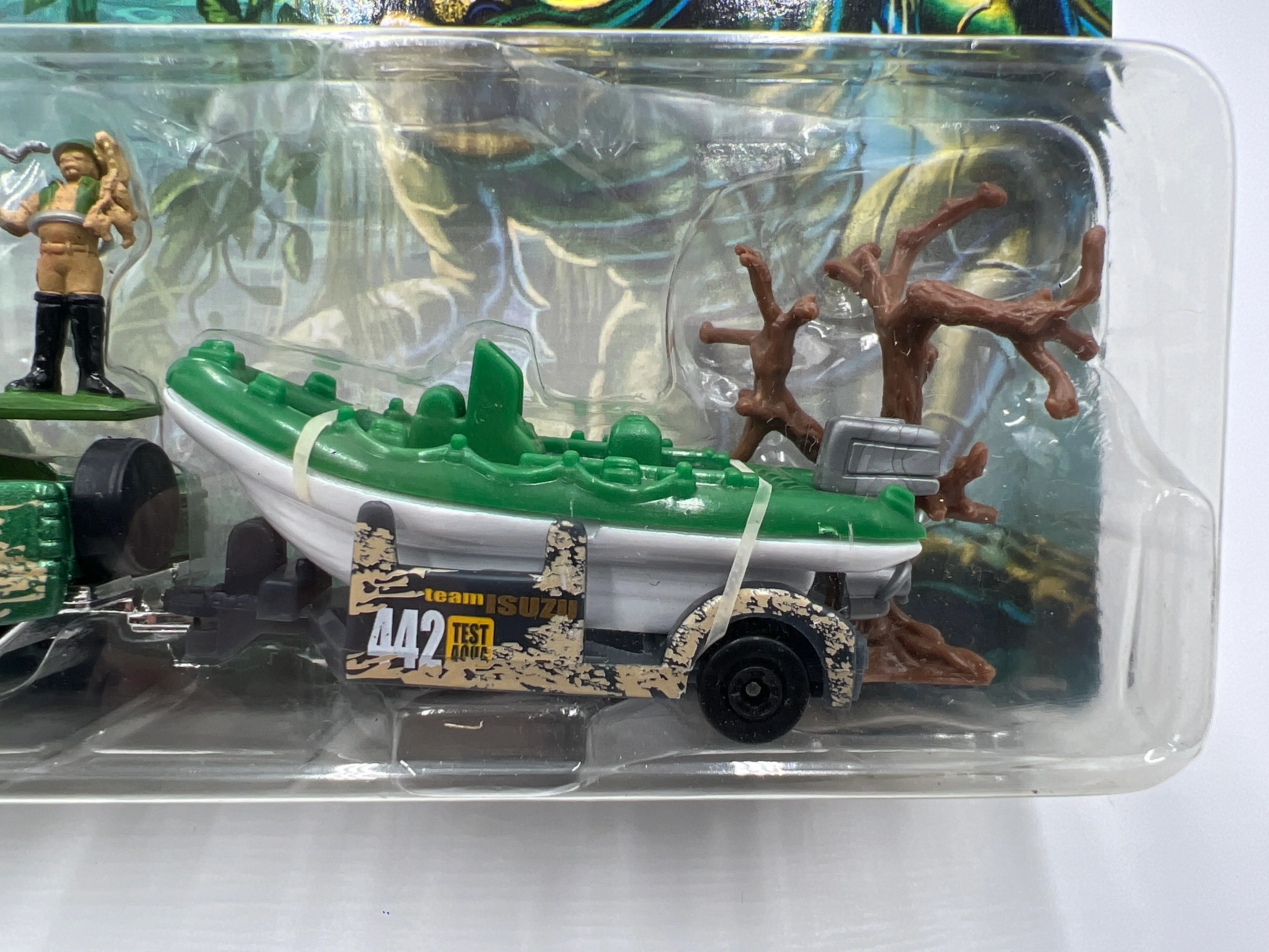 Matchbox Hitch N Haul Secret Swamp Isuzu Amigo & Raft Boat - Image 4