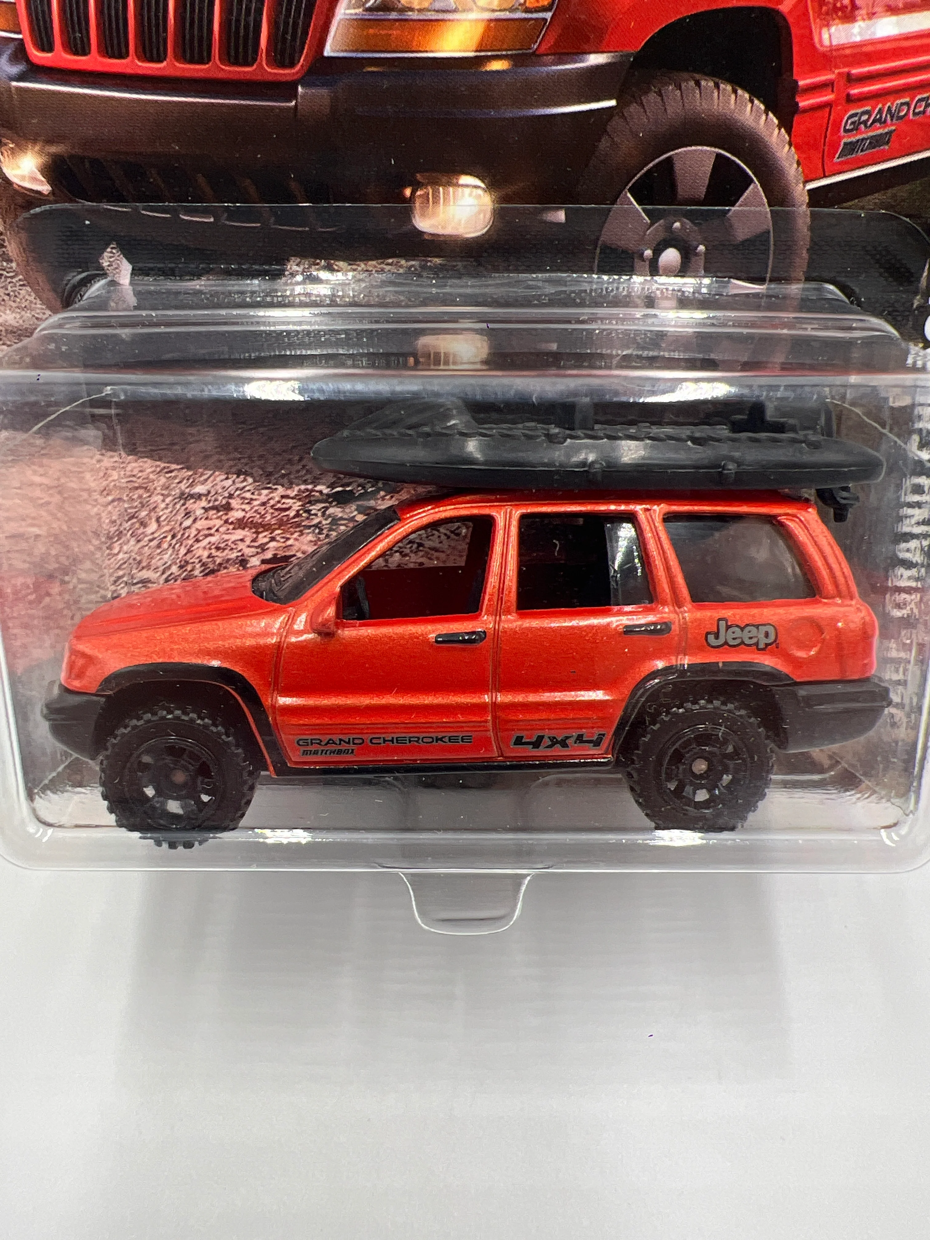 Matchbox Jeep Anniversary Edition Series Jeep Grand Cherokee Orange 160A - Image 3