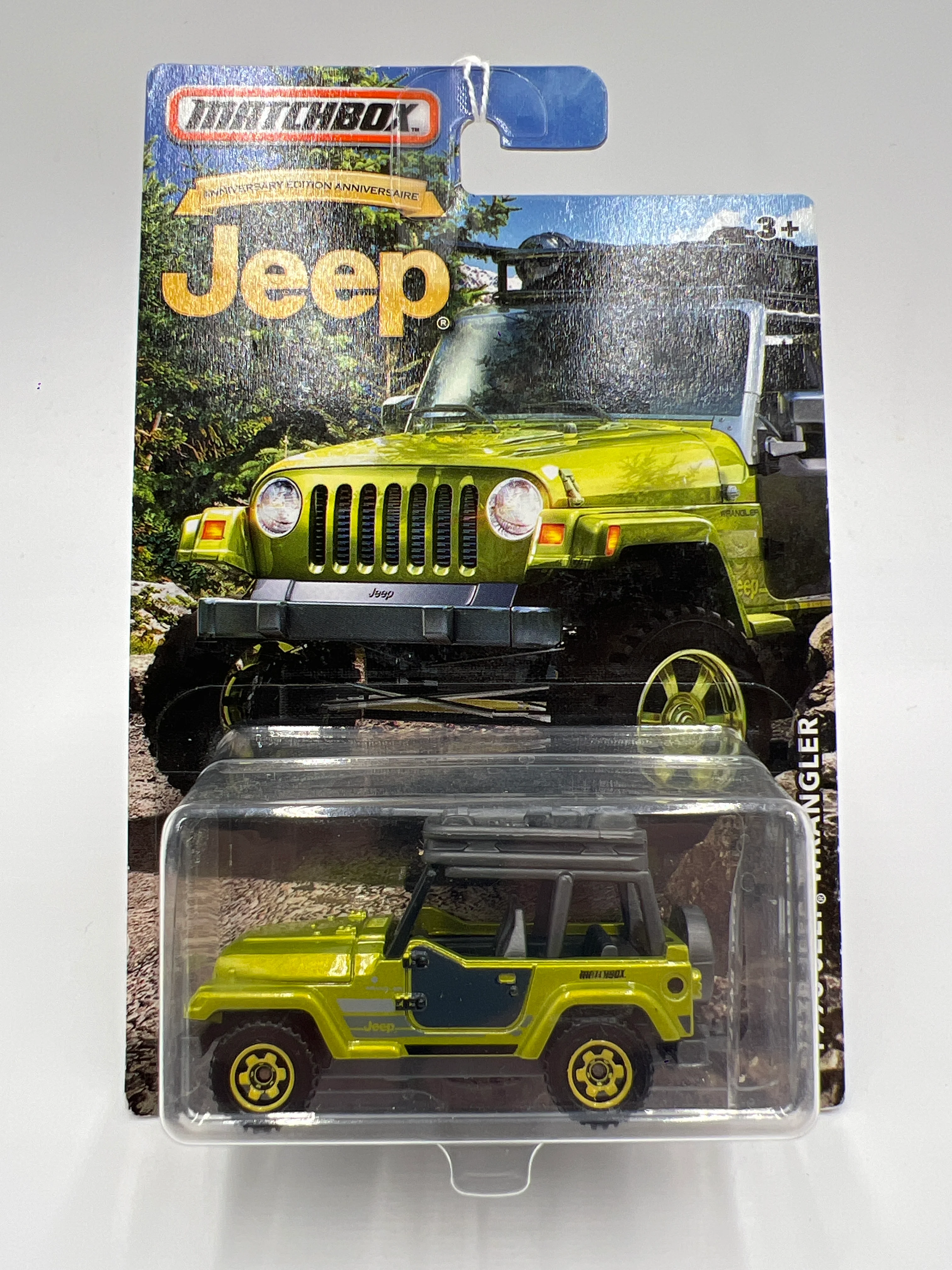 Matchbox Jeep Anniversary Edition Series 1998 Jeep Wrangler Green 160B - Image 2