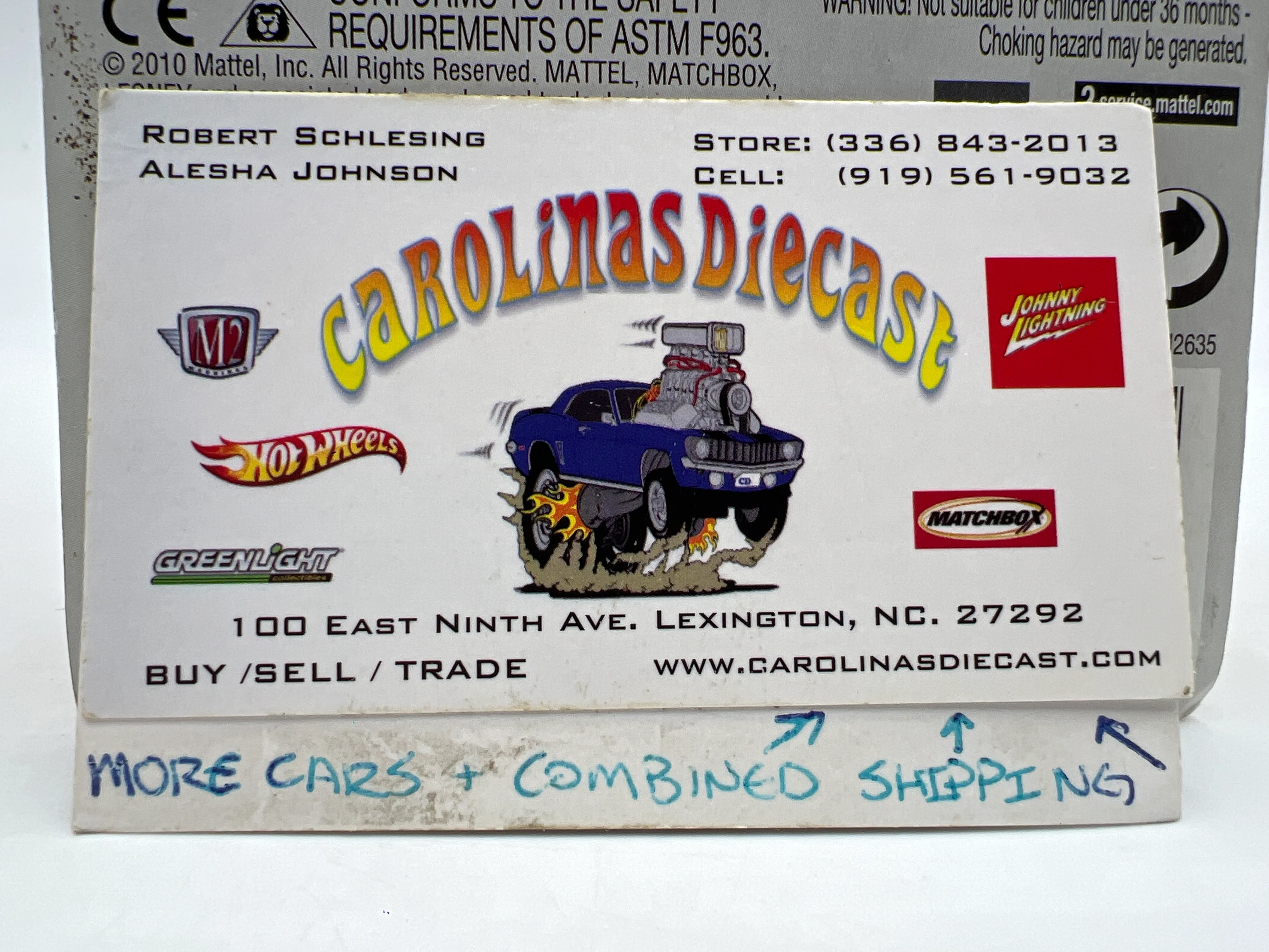 Matchbox Lesley Edition 63 Cadillac Hearse Blue - Image 7