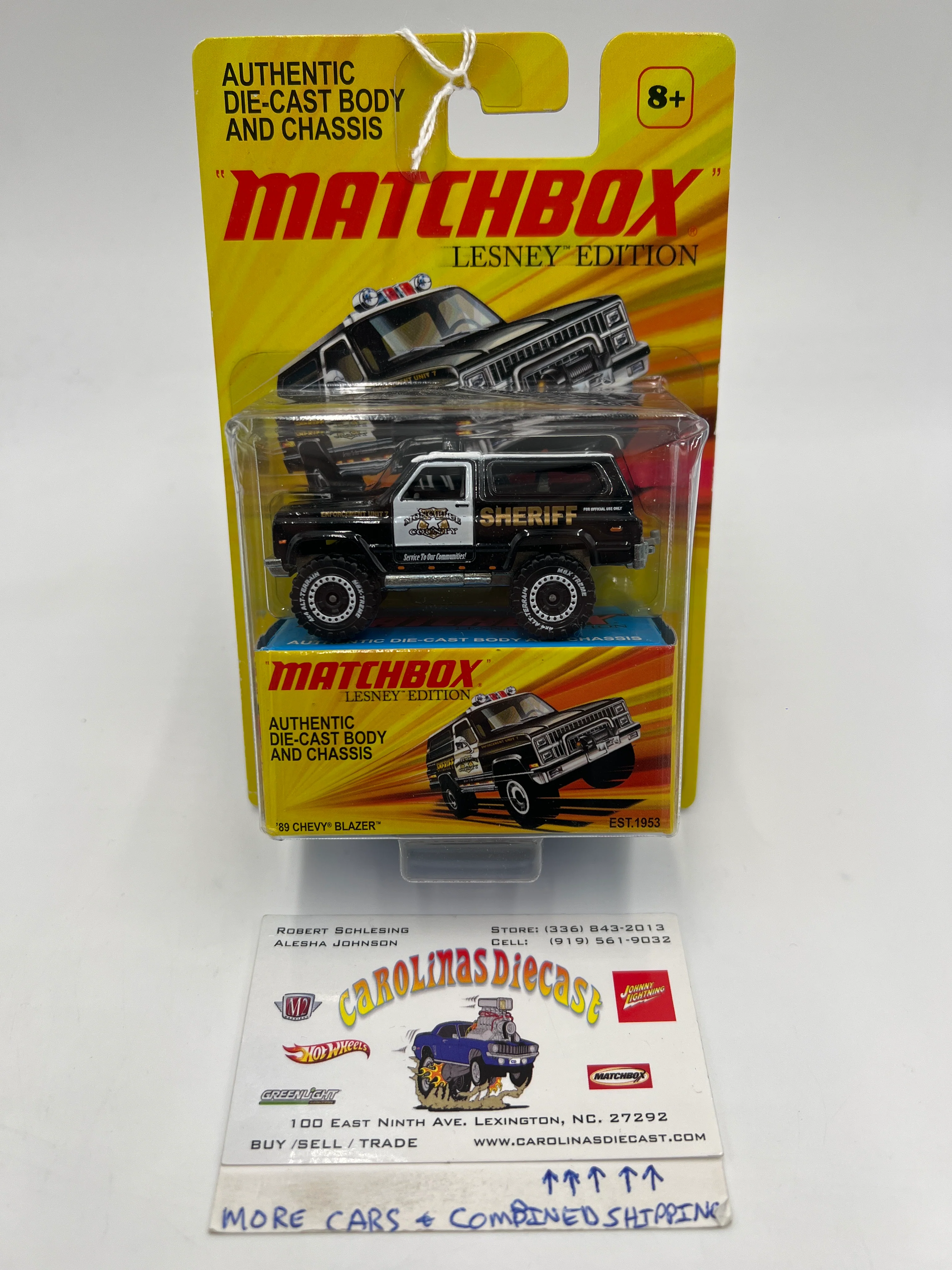 Matchbox Lesley Edition 89 Chevy Blazer Sheriff