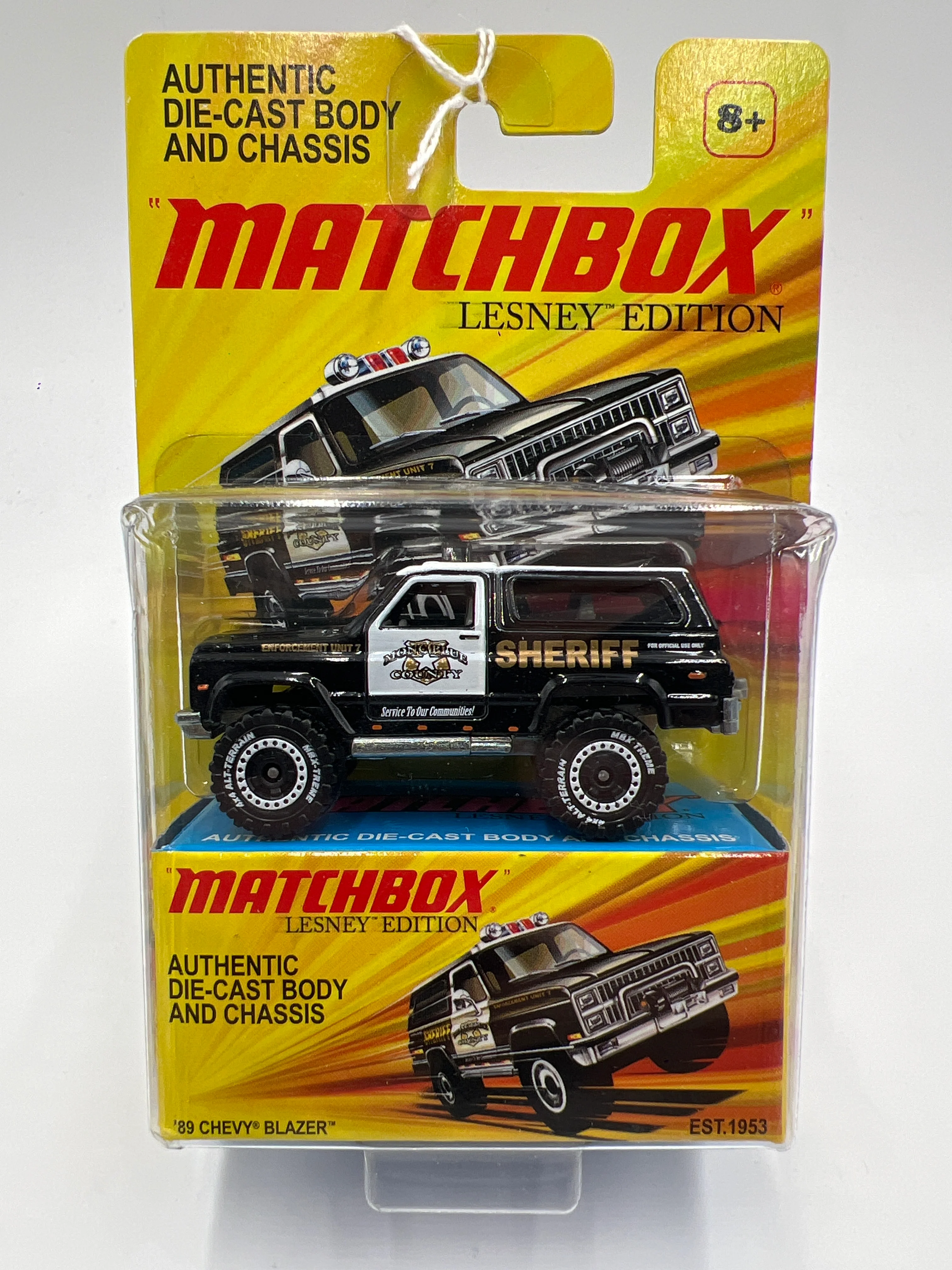 Matchbox Lesley Edition 89 Chevy Blazer Sheriff - Image 2