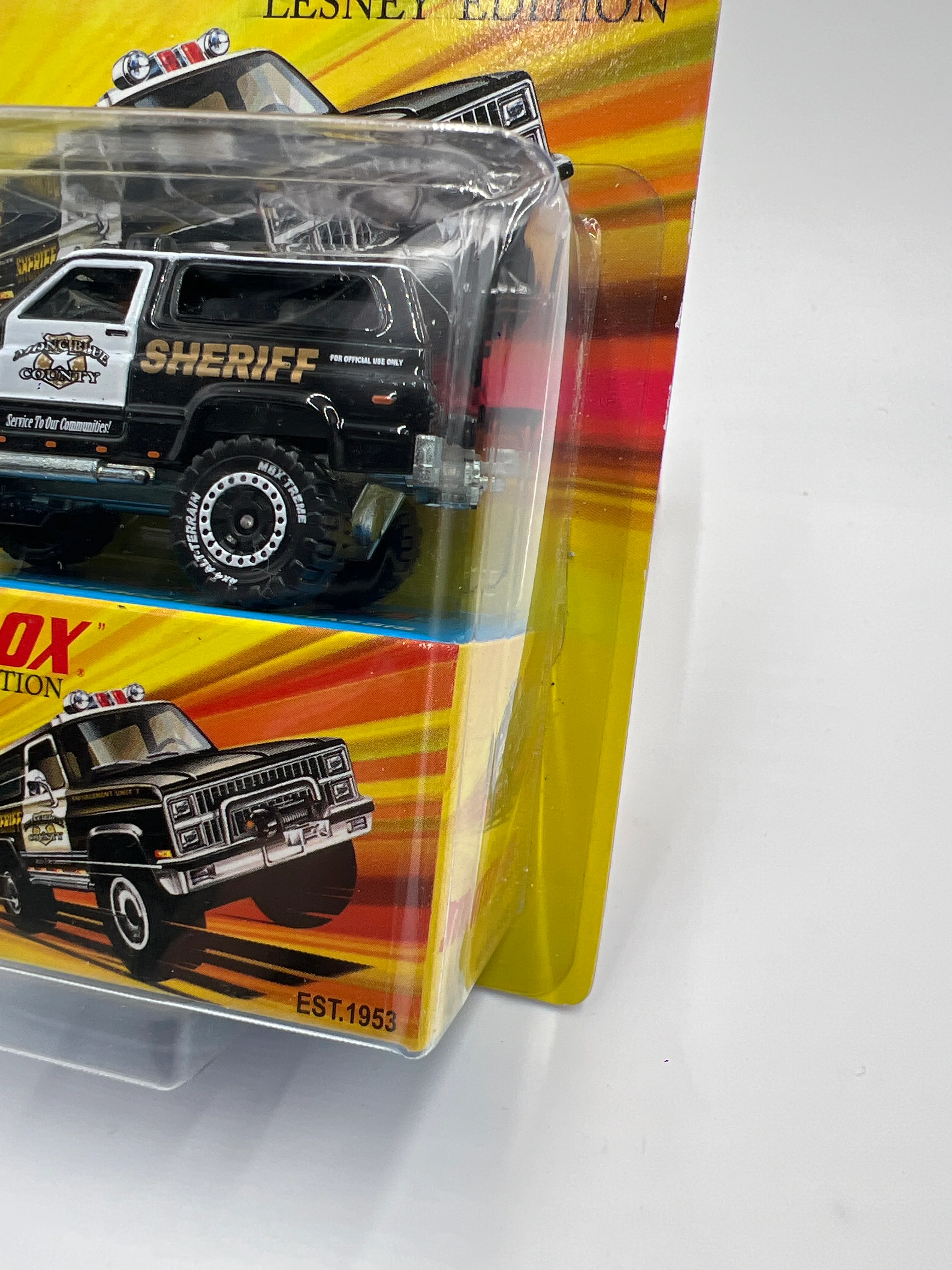 Matchbox Lesley Edition 89 Chevy Blazer Sheriff - Image 4