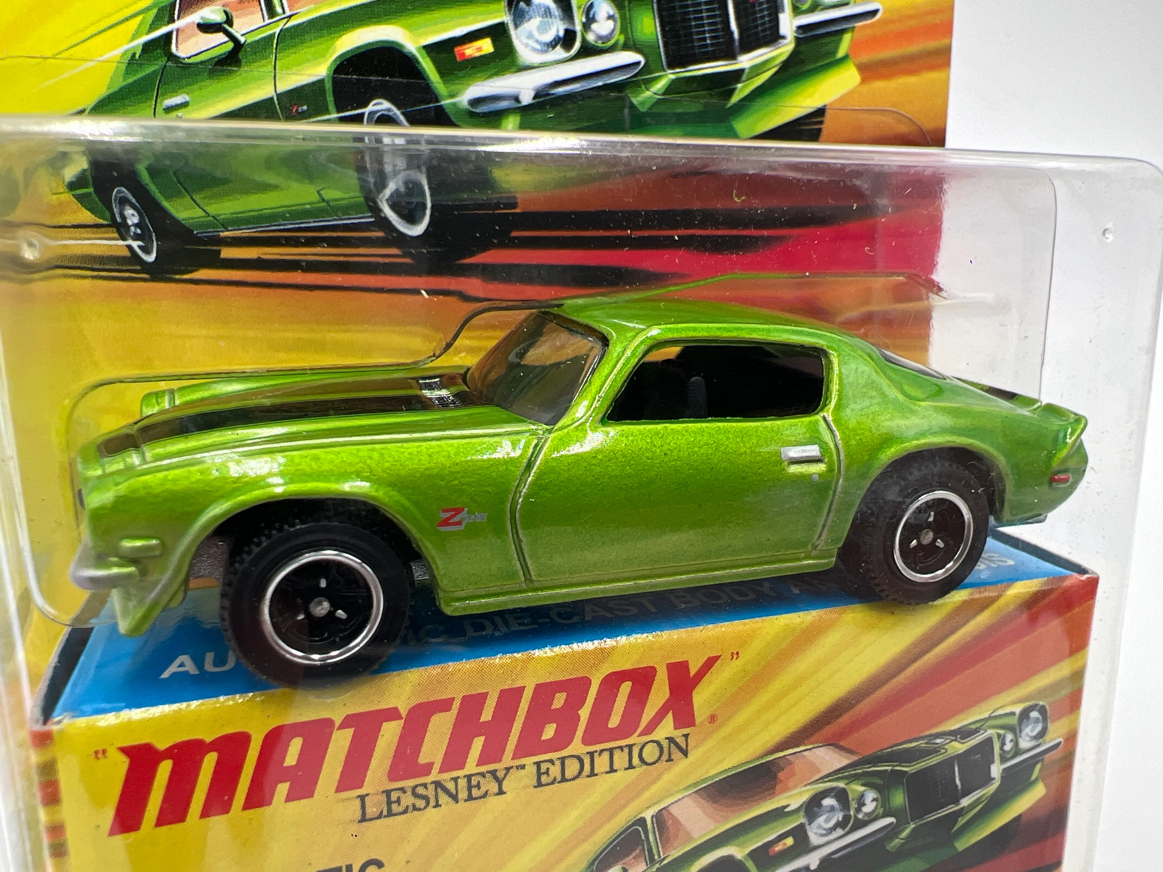 Matchbox Lesley Edition 71 Chevrolet Camaro Z-28 Green 162E - Image 3