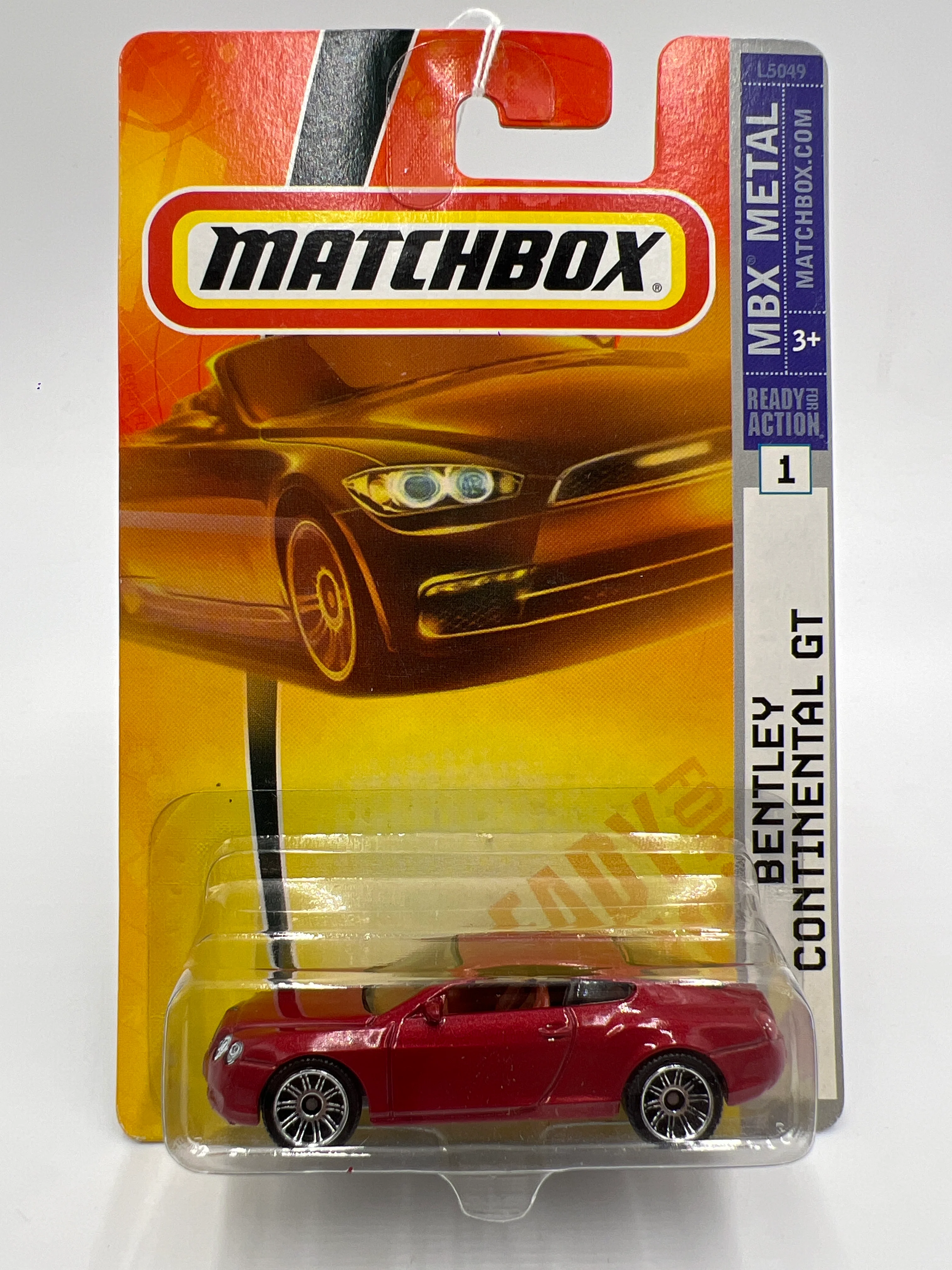 Matchbox MBX Metal #1 Bentley Continental Red - Image 2