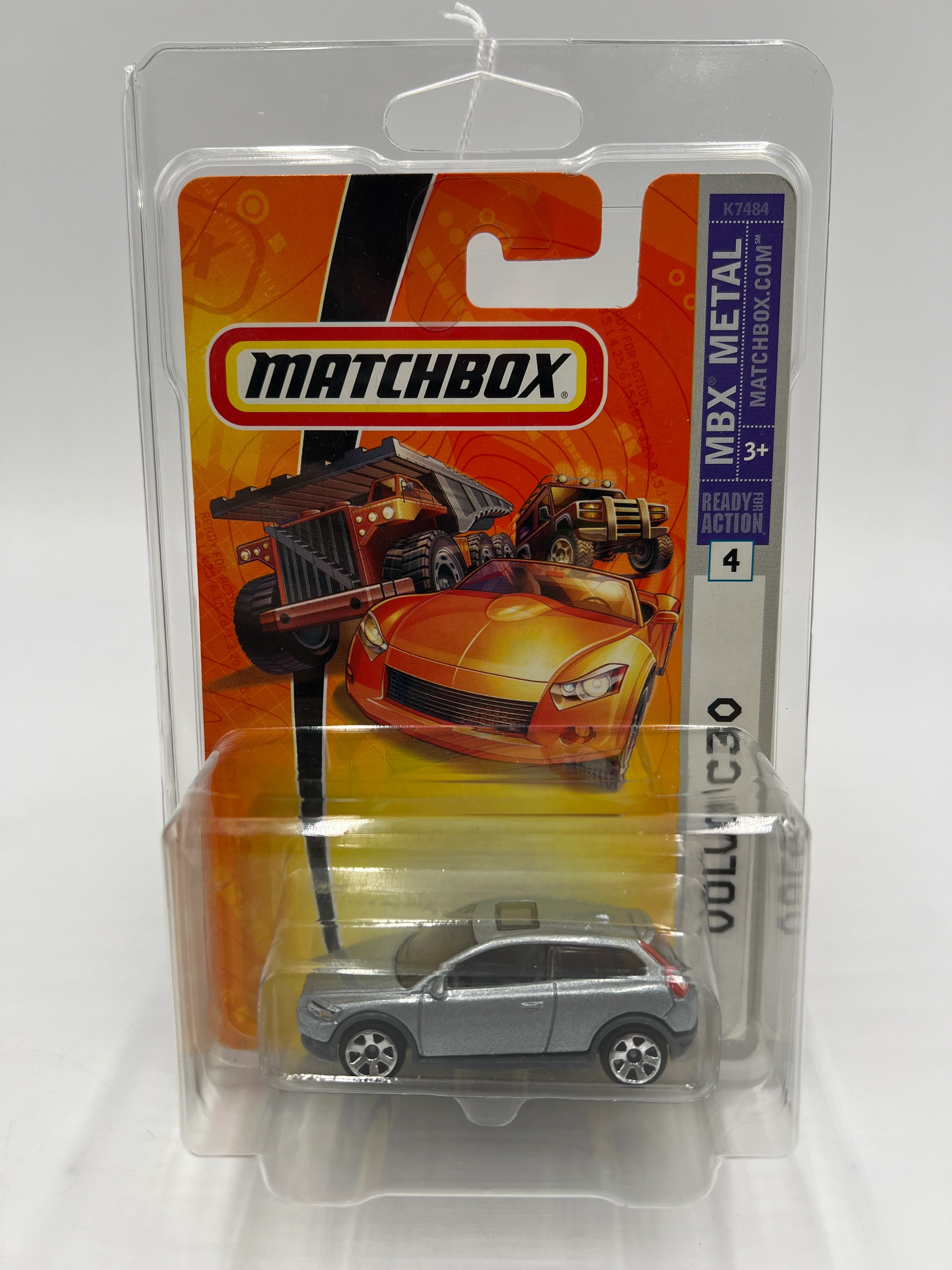Matchbox MBX Metal #4 Volvo C30 Silver W/Protector - Image 8