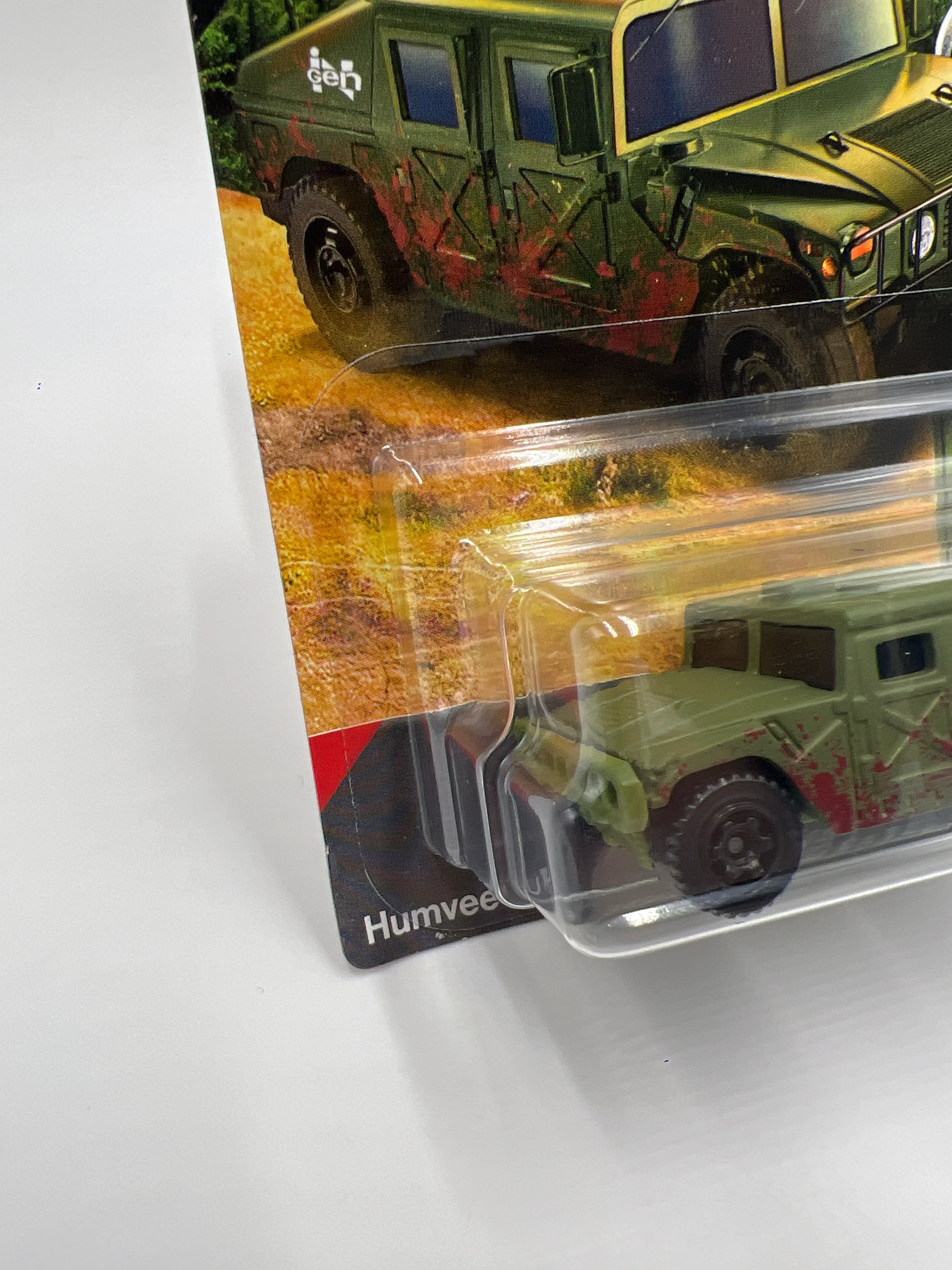 2025 Matchbox Jurassic World Rebirth Humvee Green 161R - Image 4