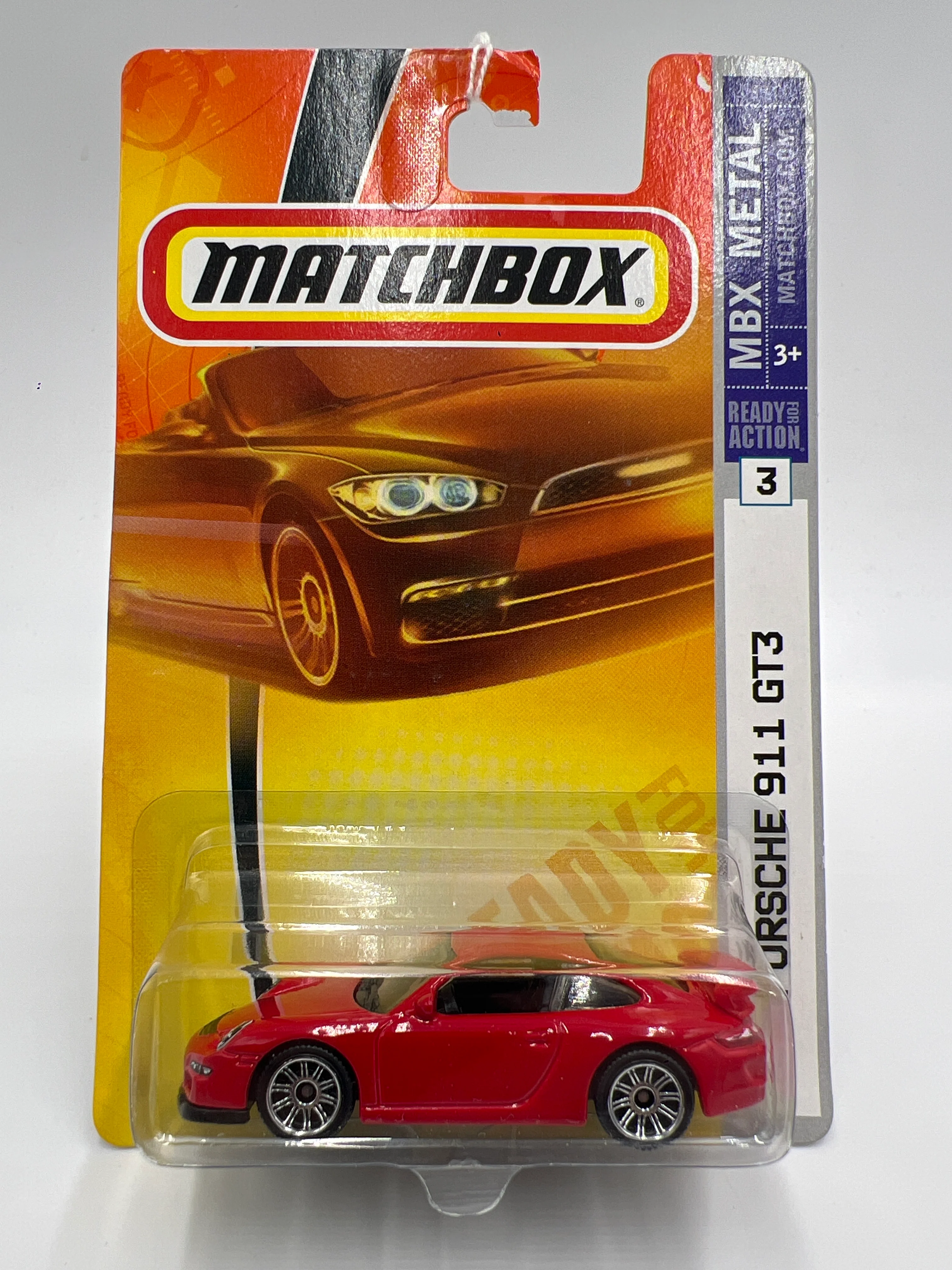 Matchbox MBX Metal #3 Porsche 911 GT3 Red Bad J Hook SR