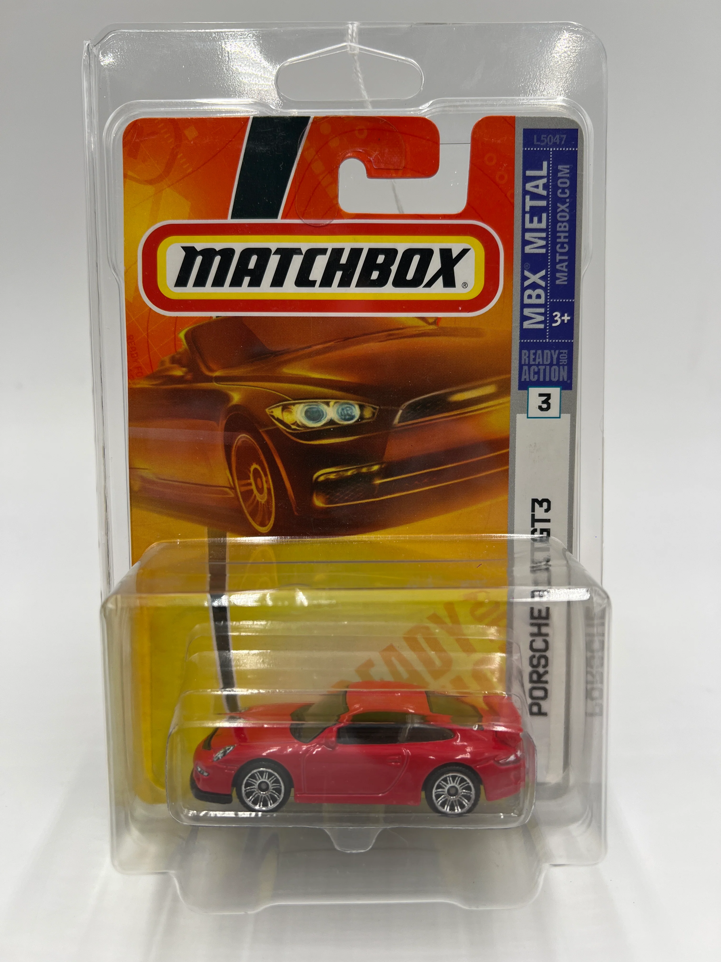 Matchbox MBX Metal #3 Porsche 911 GT3 Red W/Protector - Image 7