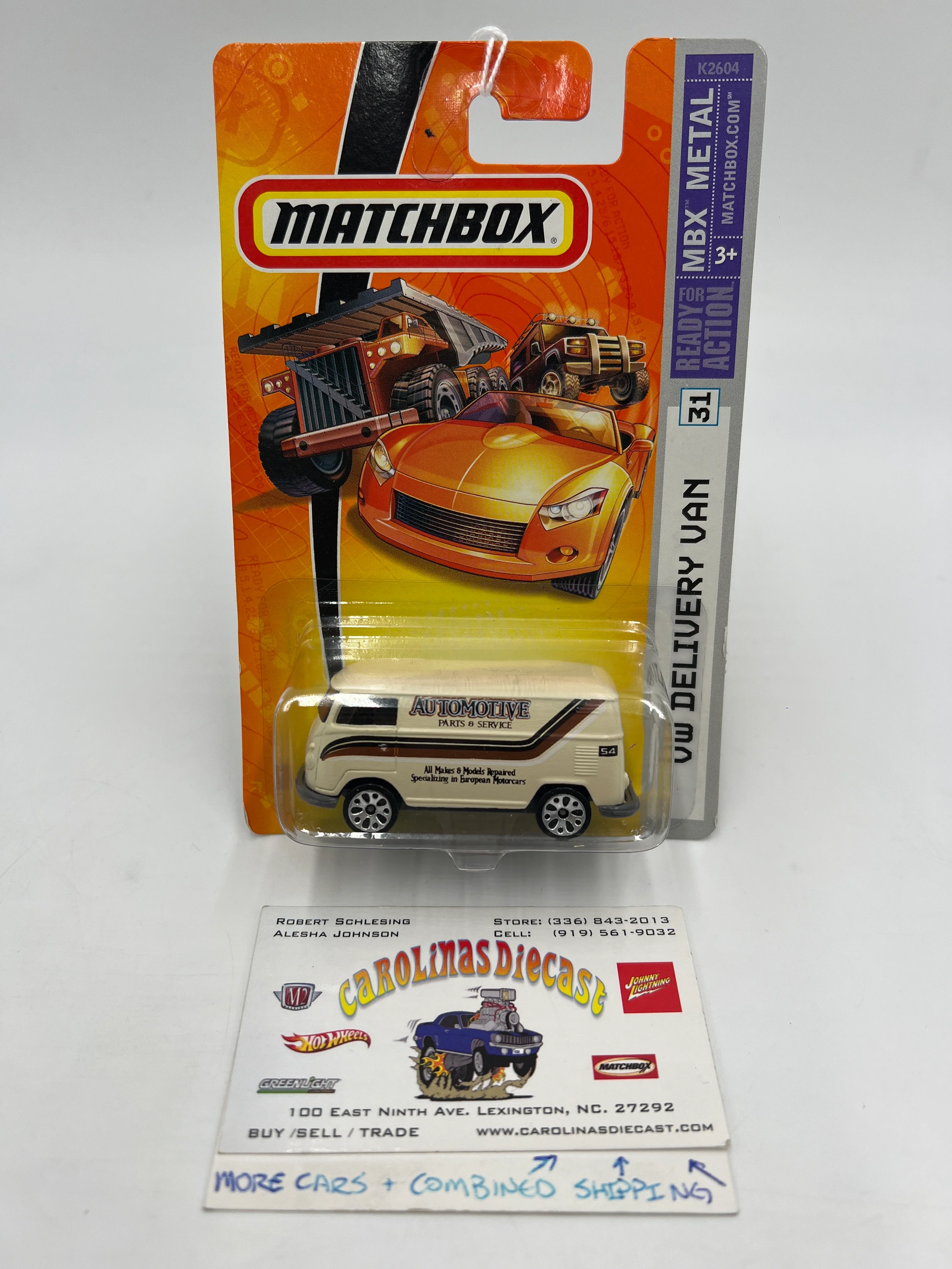 Matchbox MBX Metal #31 VW Delivery Van 209H