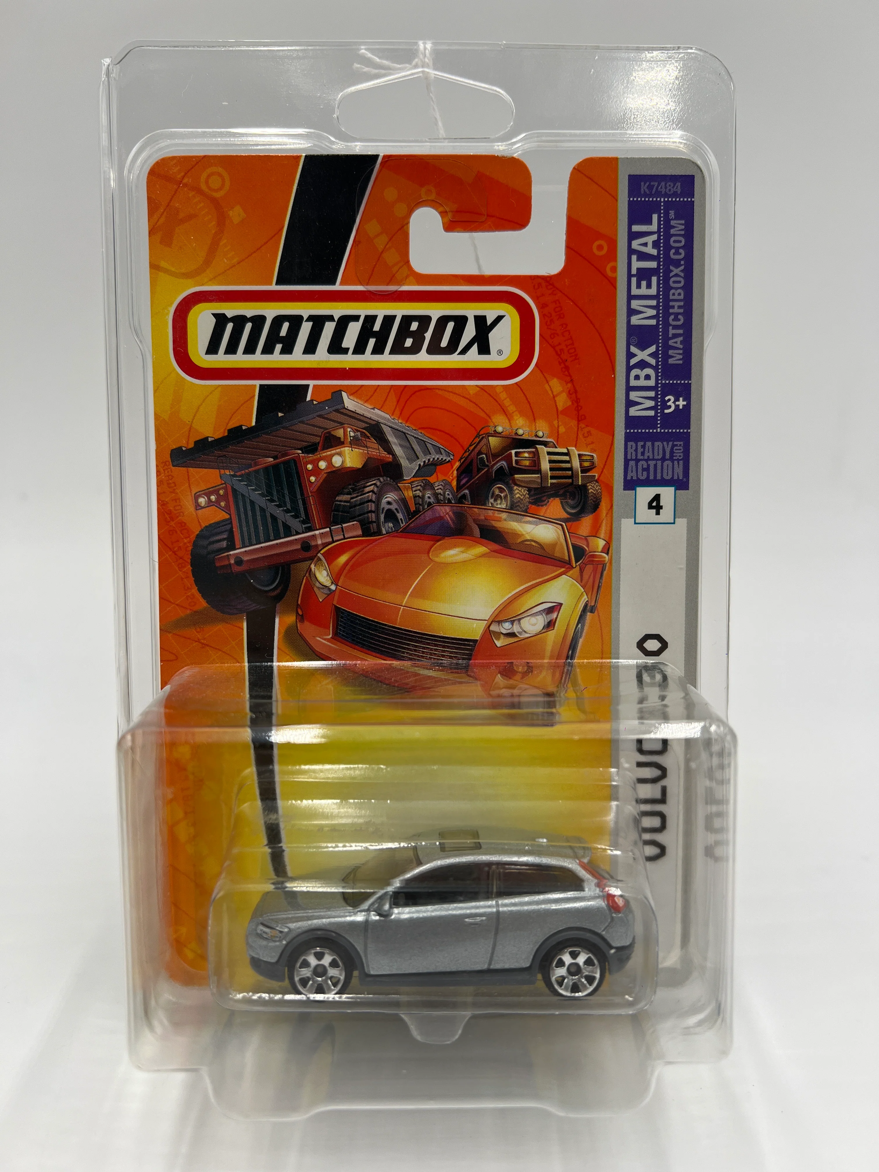 Matchbox MBX Metal #4 Volvo C30 Silver W/Protector - Image 7