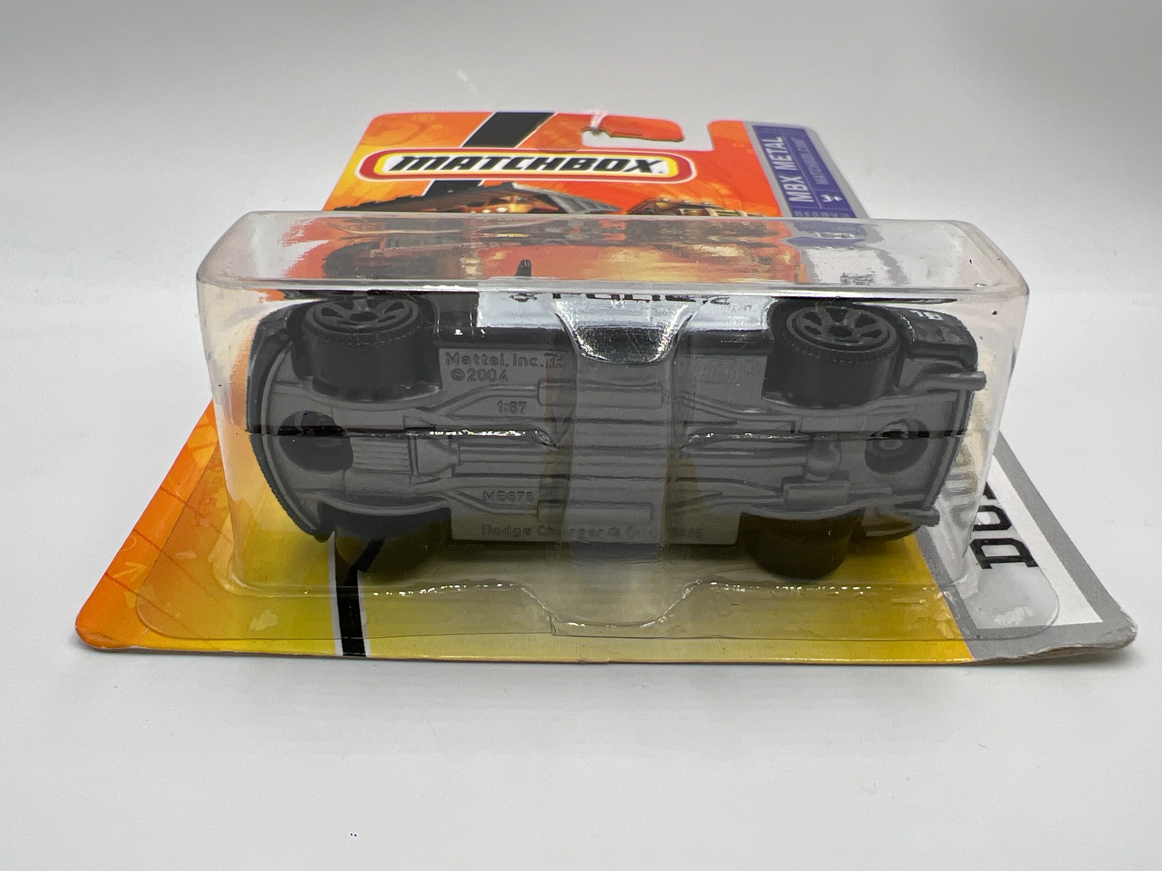 Matchbox MBX Metal #50 Dodge Charger Police Black/White 206C - Image 6