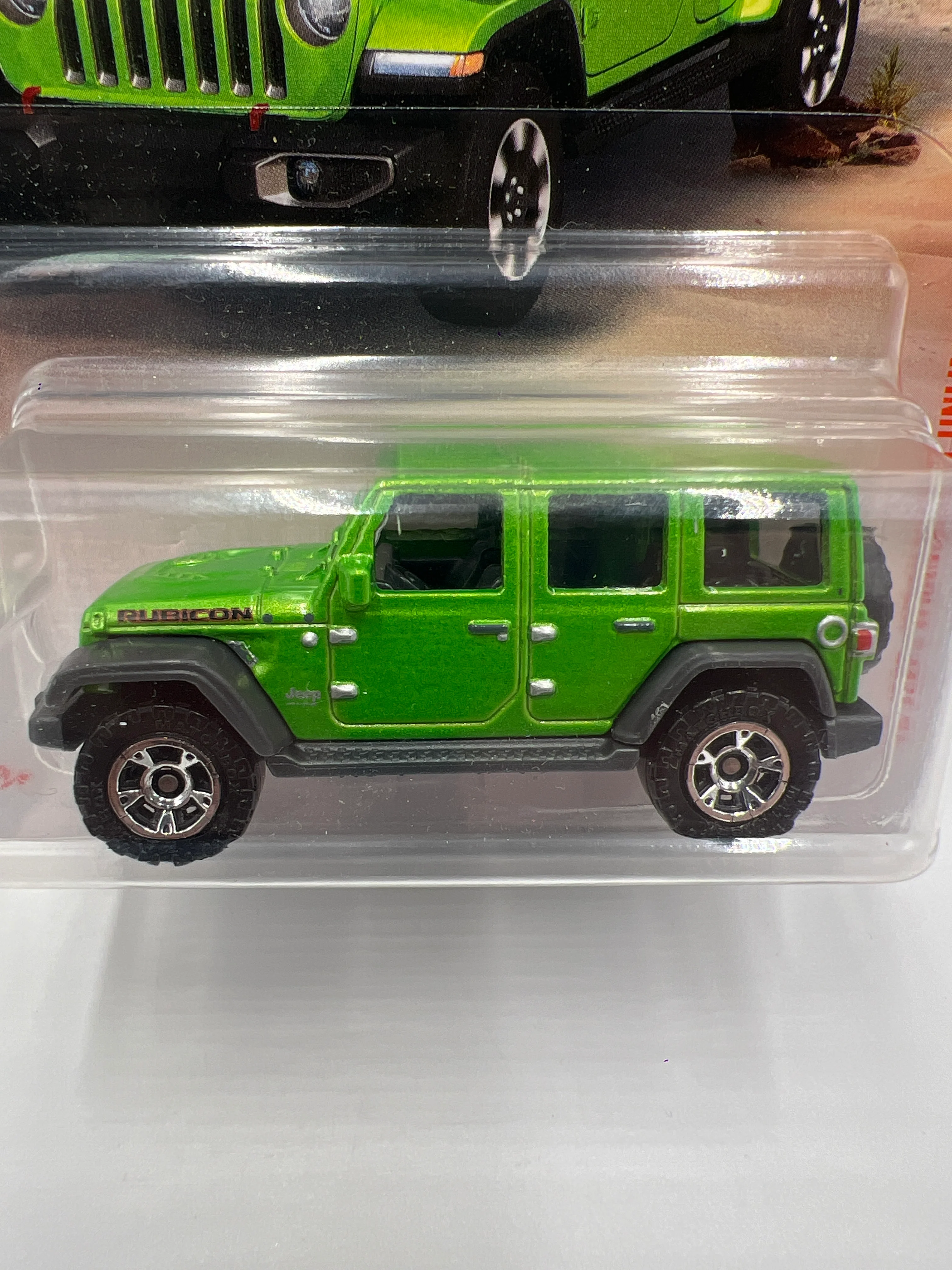 Matchbox MBX Off-Road #62 18 Jeep Wrangler JL Unlimited Green SR - Image 2