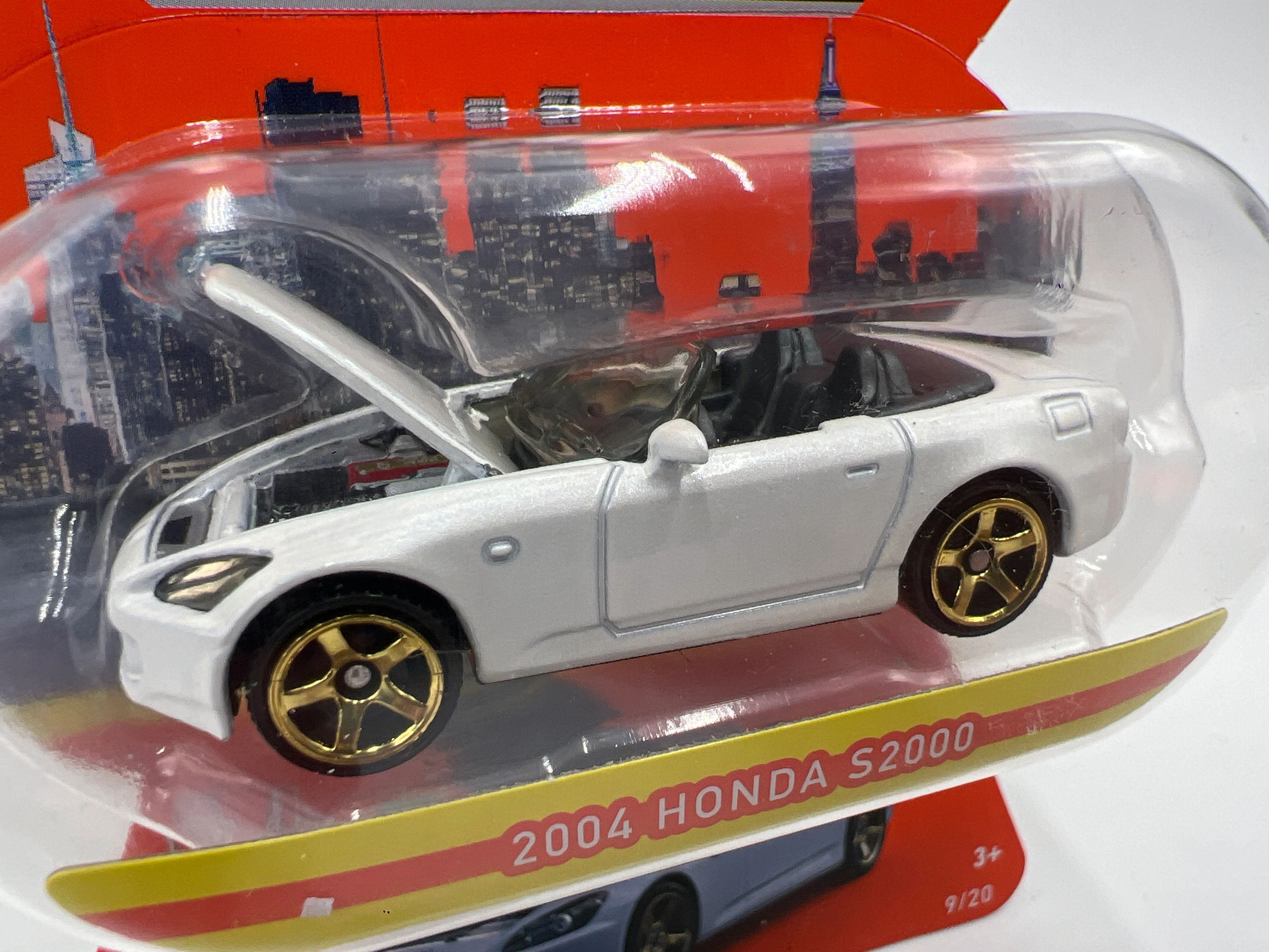 Matchbox Moving Parts #9 2004 Honda S2000 White 163F - Image 3