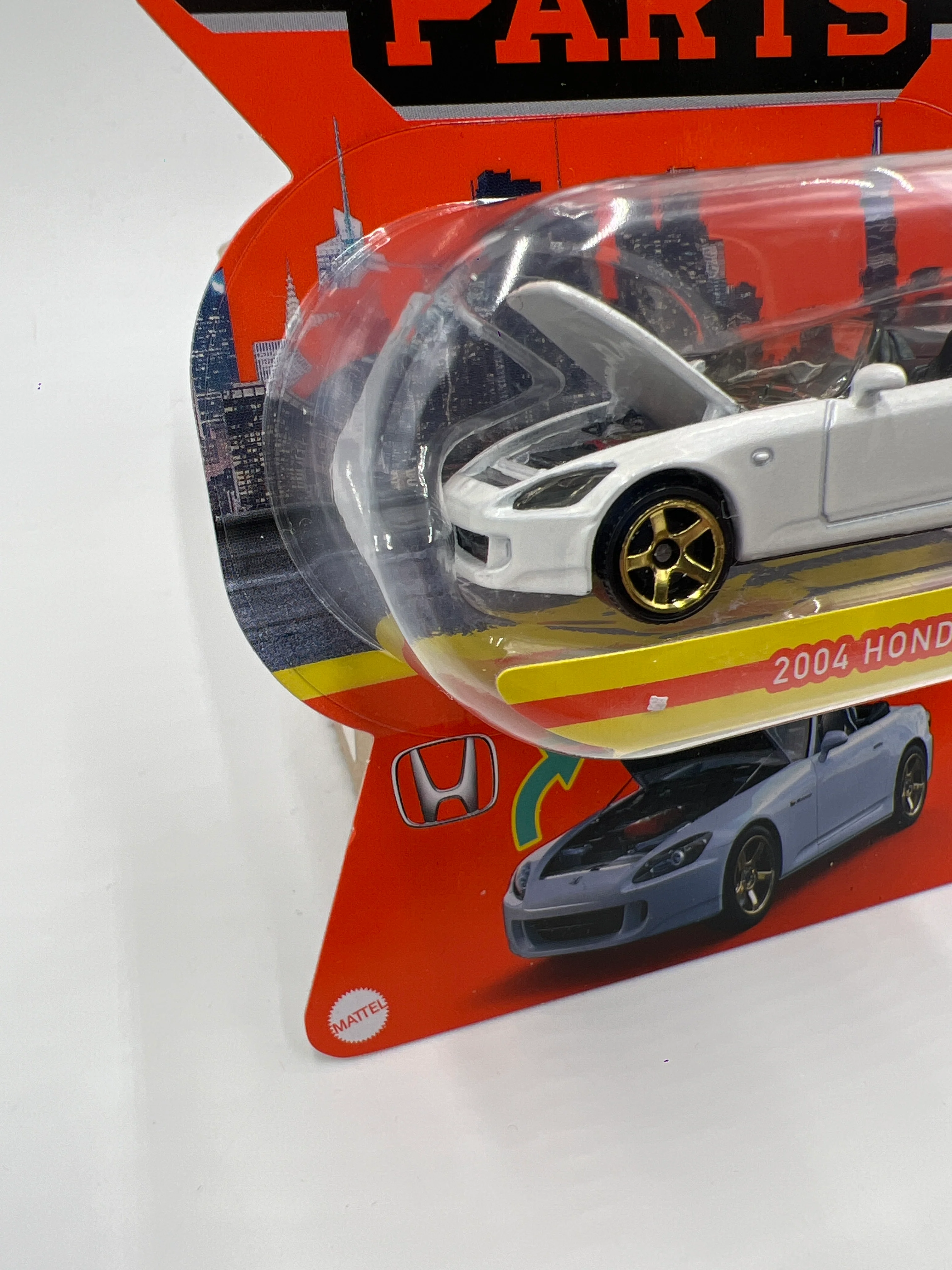 Matchbox Moving Parts #9 2004 Honda S2000 White 163F - Image 5