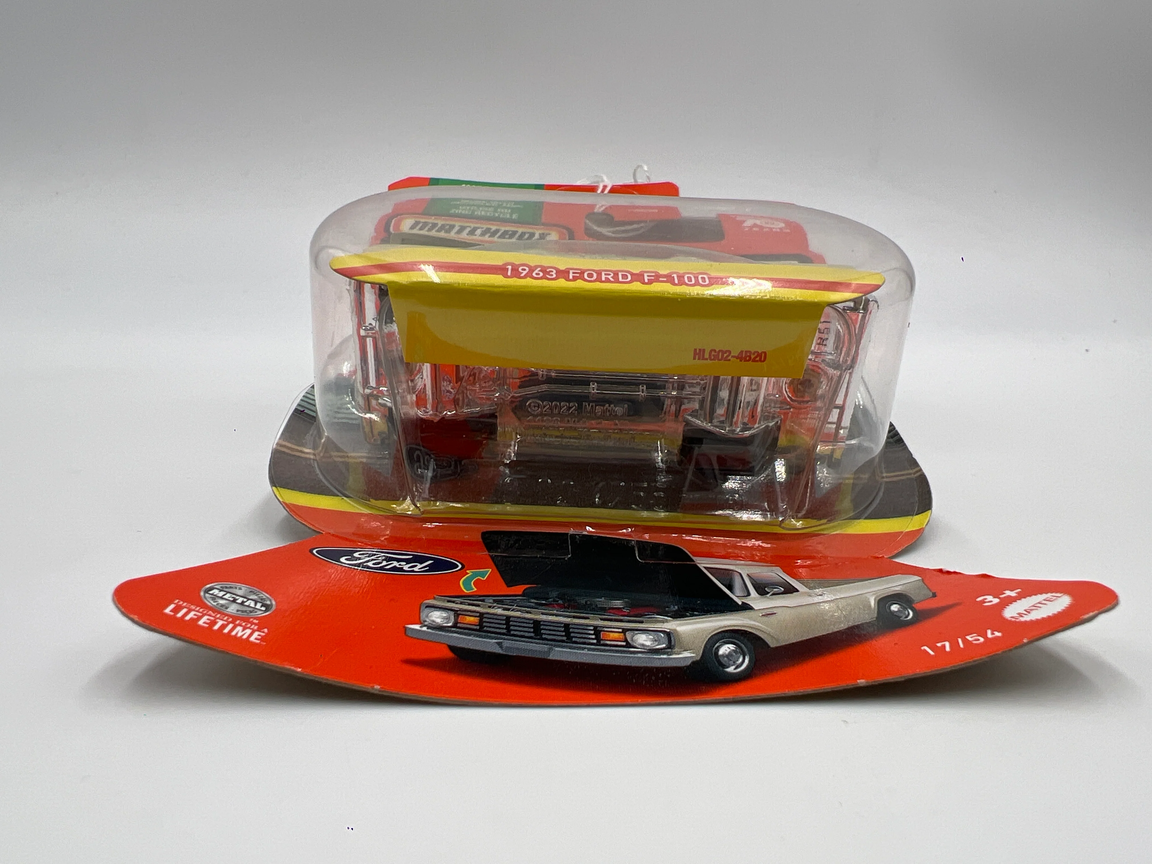 Matchbox Moving Parts #17 1963 Ford F-100 Card Not Perfect See Pics 165C - Image 6