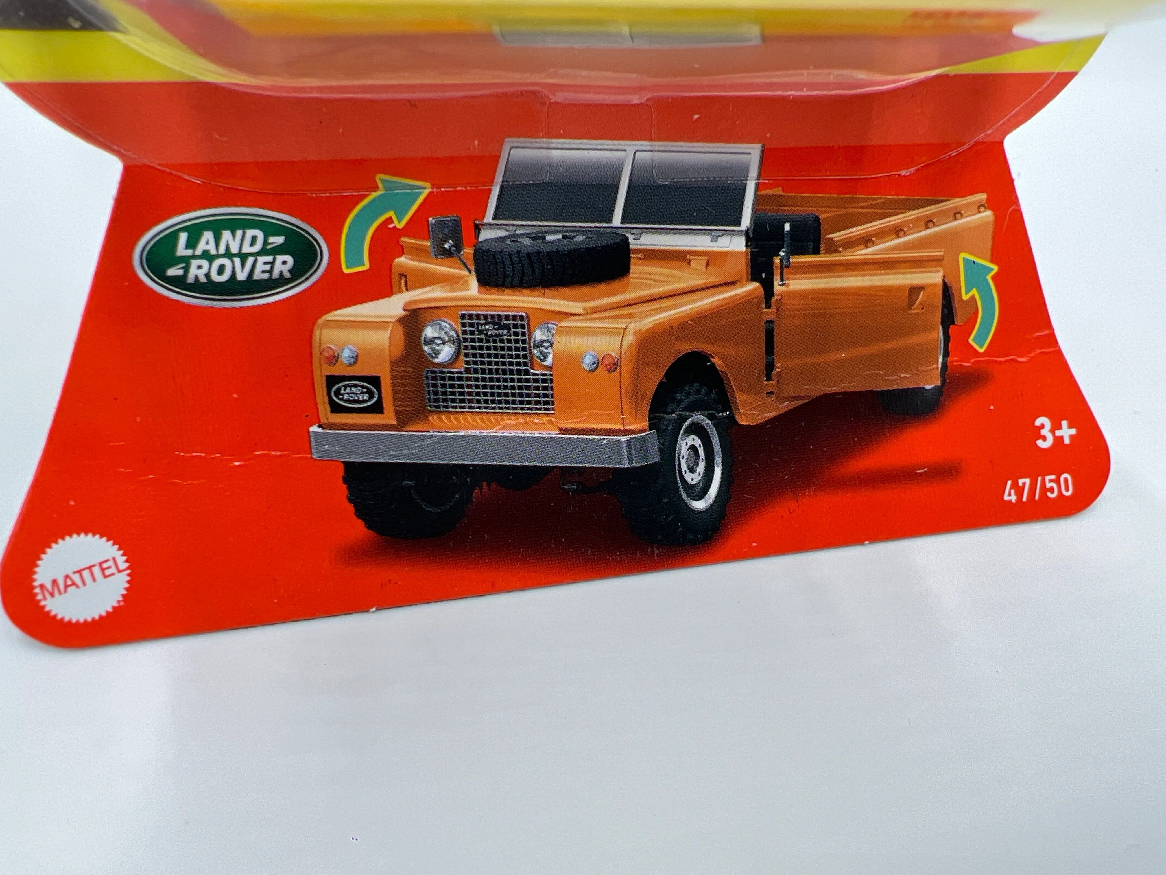 Matchbox Moving Parts #47 1965 Land Rover Gen II Pickup Orange 167o - Image 2
