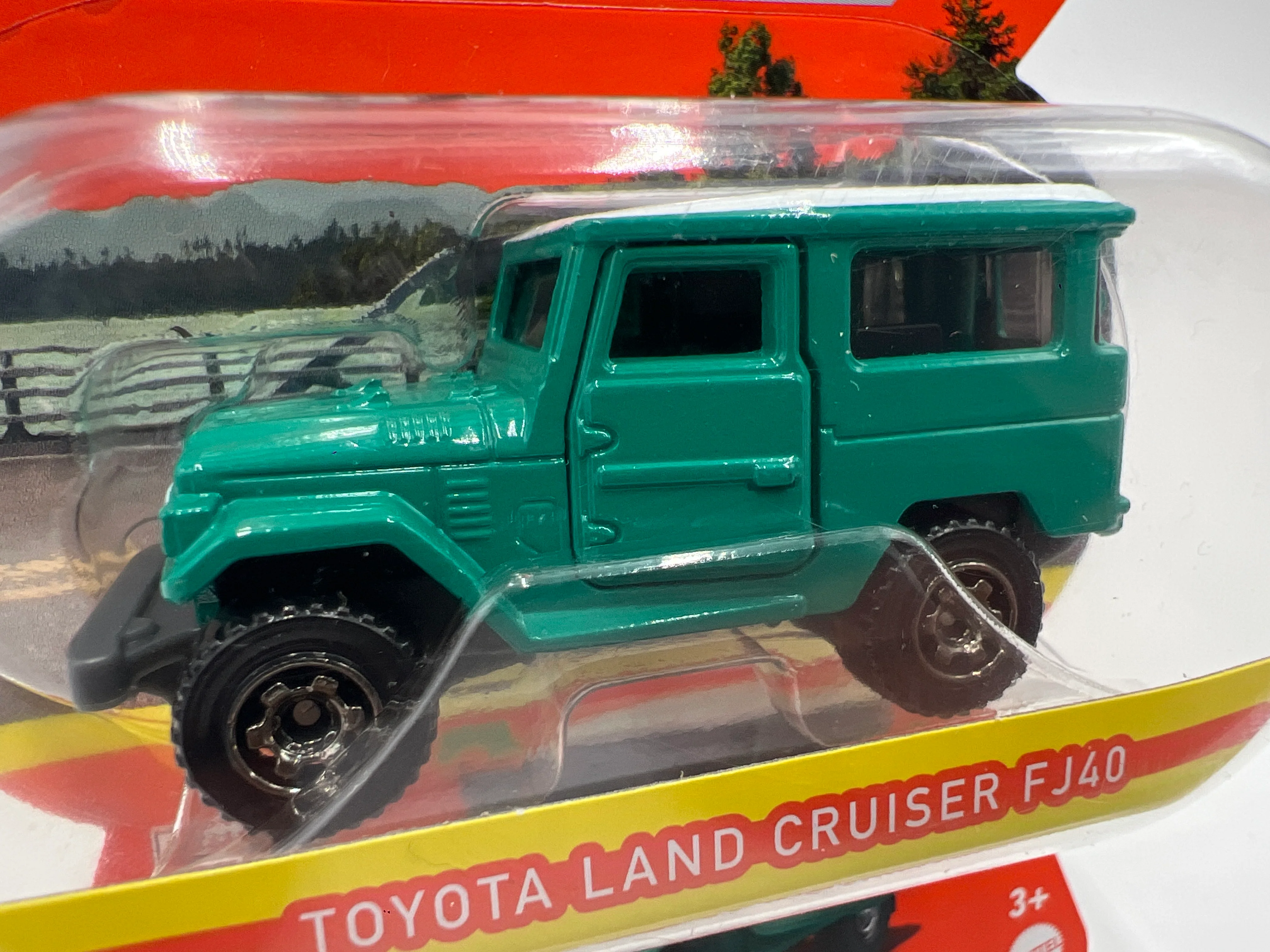 Matchbox Moving Parts #8 Toyota Land Cruiser FJ40 Green 168H - Image 3