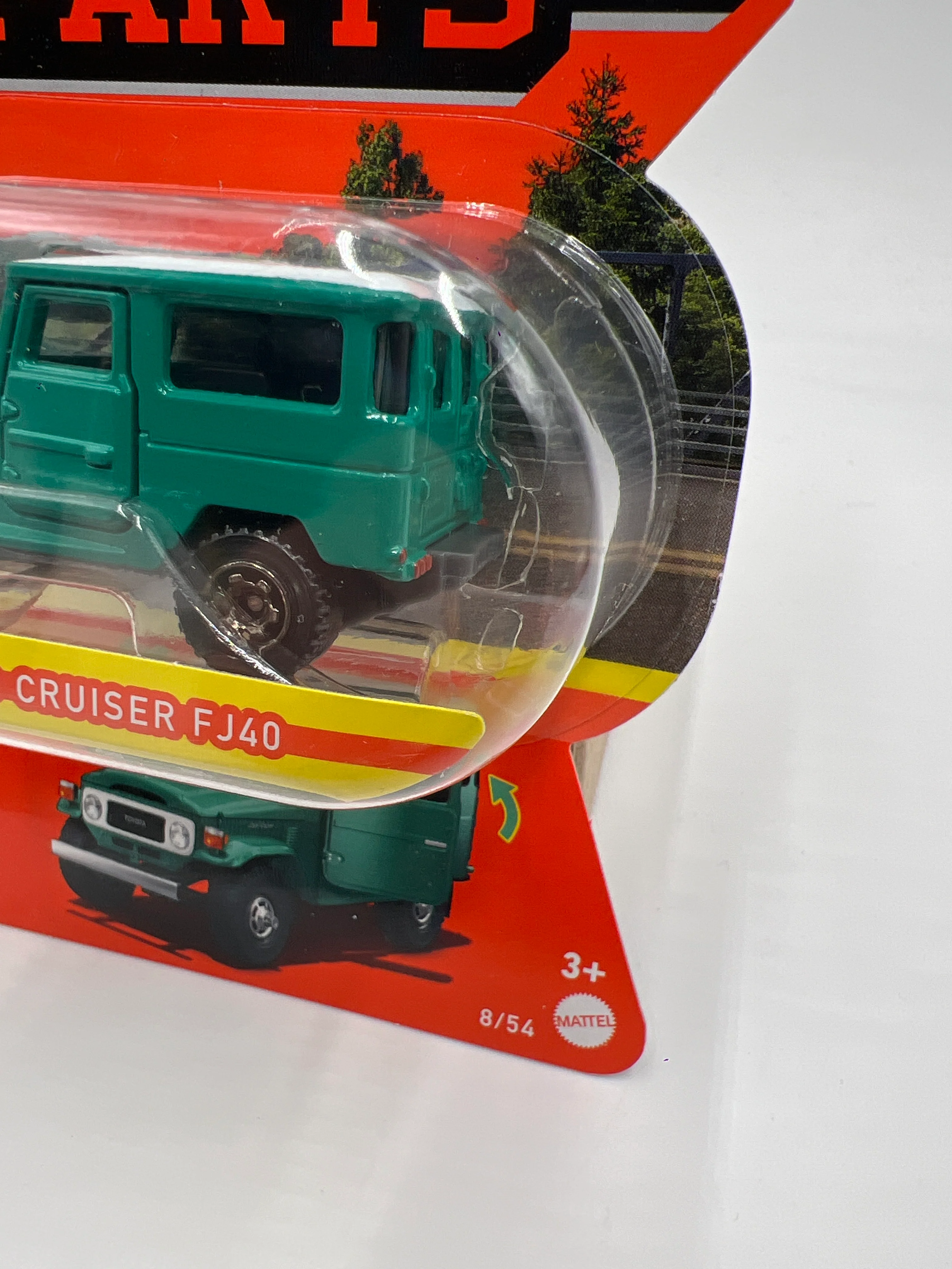 Matchbox Moving Parts #8 Toyota Land Cruiser FJ40 Green 168H - Image 4