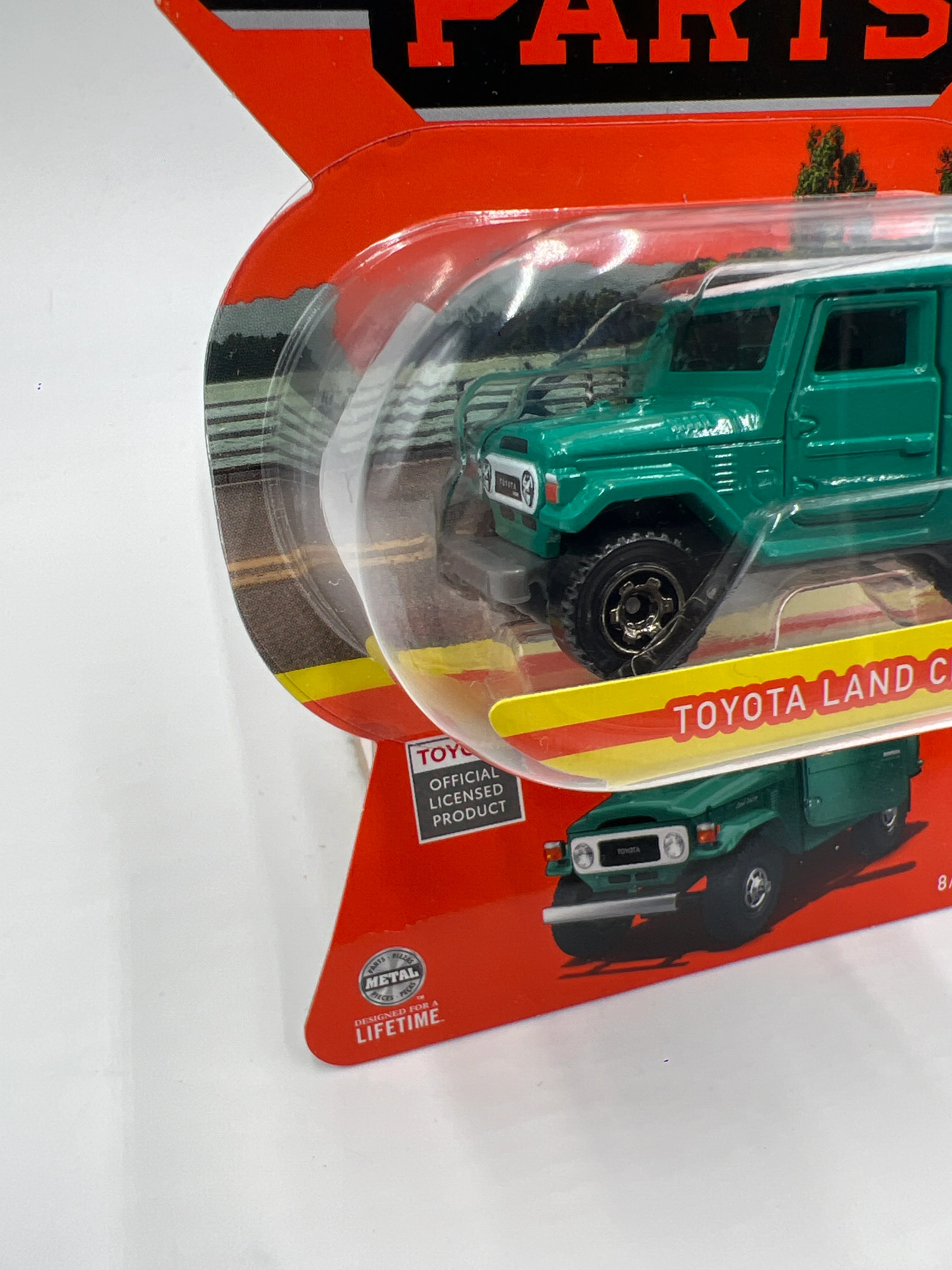 Matchbox Moving Parts #8 Toyota Land Cruiser FJ40 Green 168H - Image 5