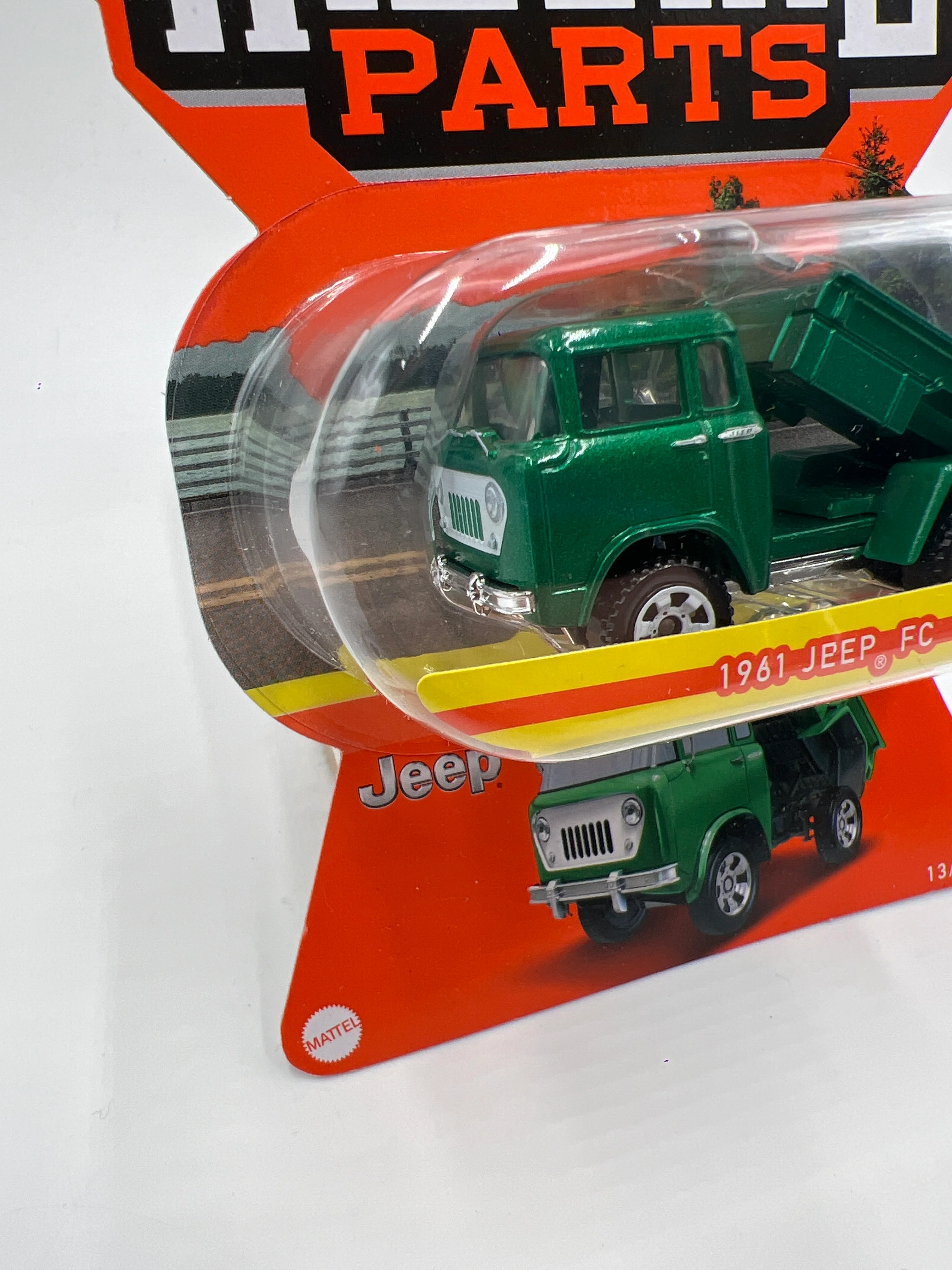 Matchbox Moving Parts #13 1961 Jeep FC Green 167P - Image 5