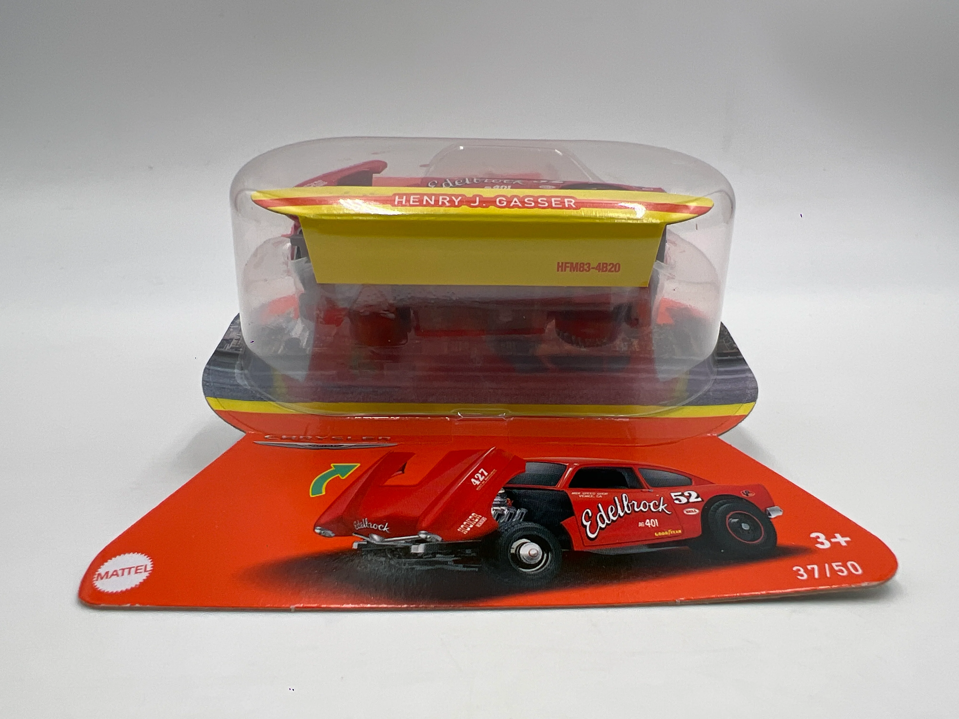 Matchbox Moving Parts #37 Henry J Gasser Edelbrock Red - Image 5