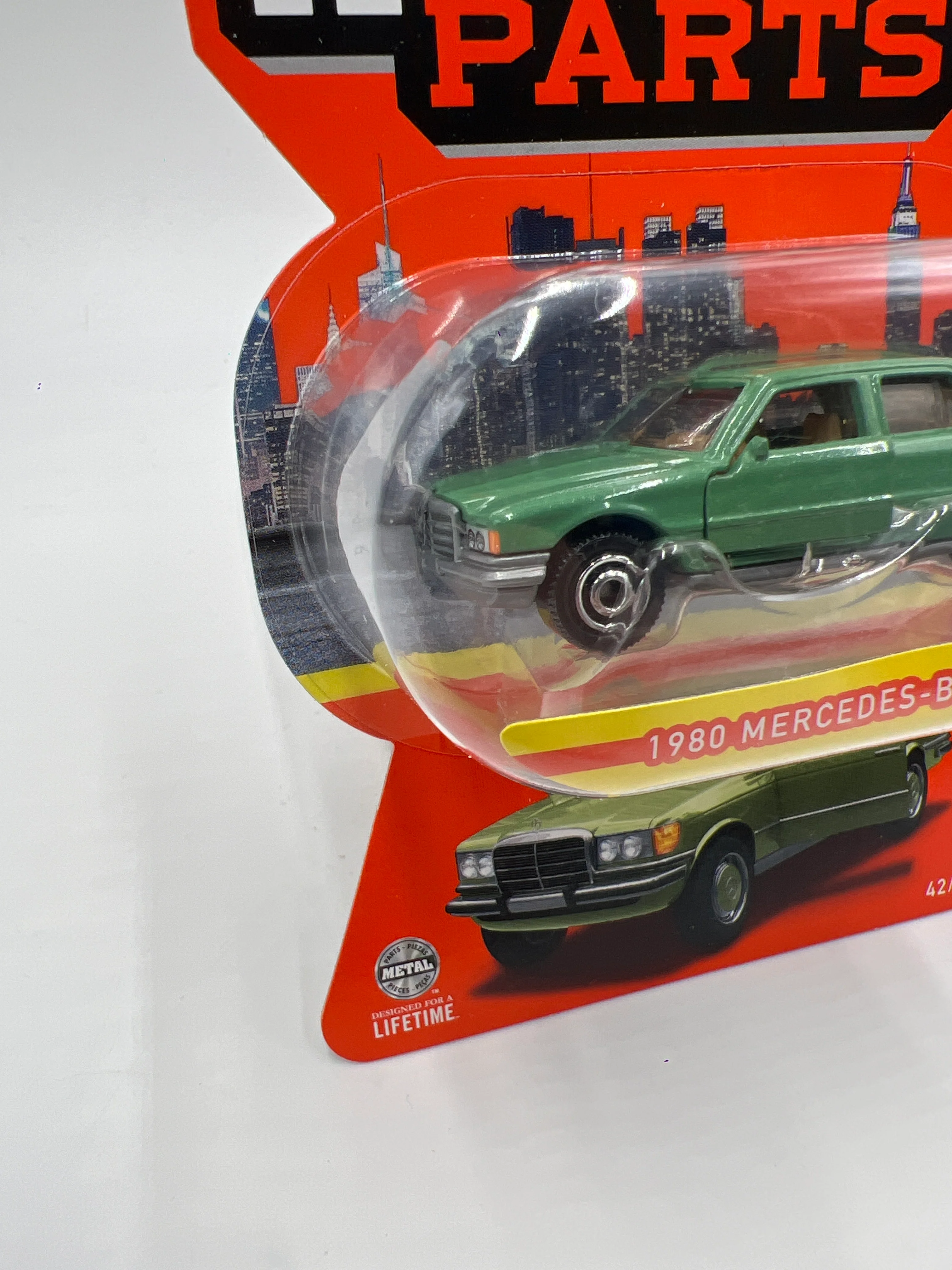 Matchbox Moving Parts #42 1980 Mercedes-Benz 450 SEL Green 164i - Image 5