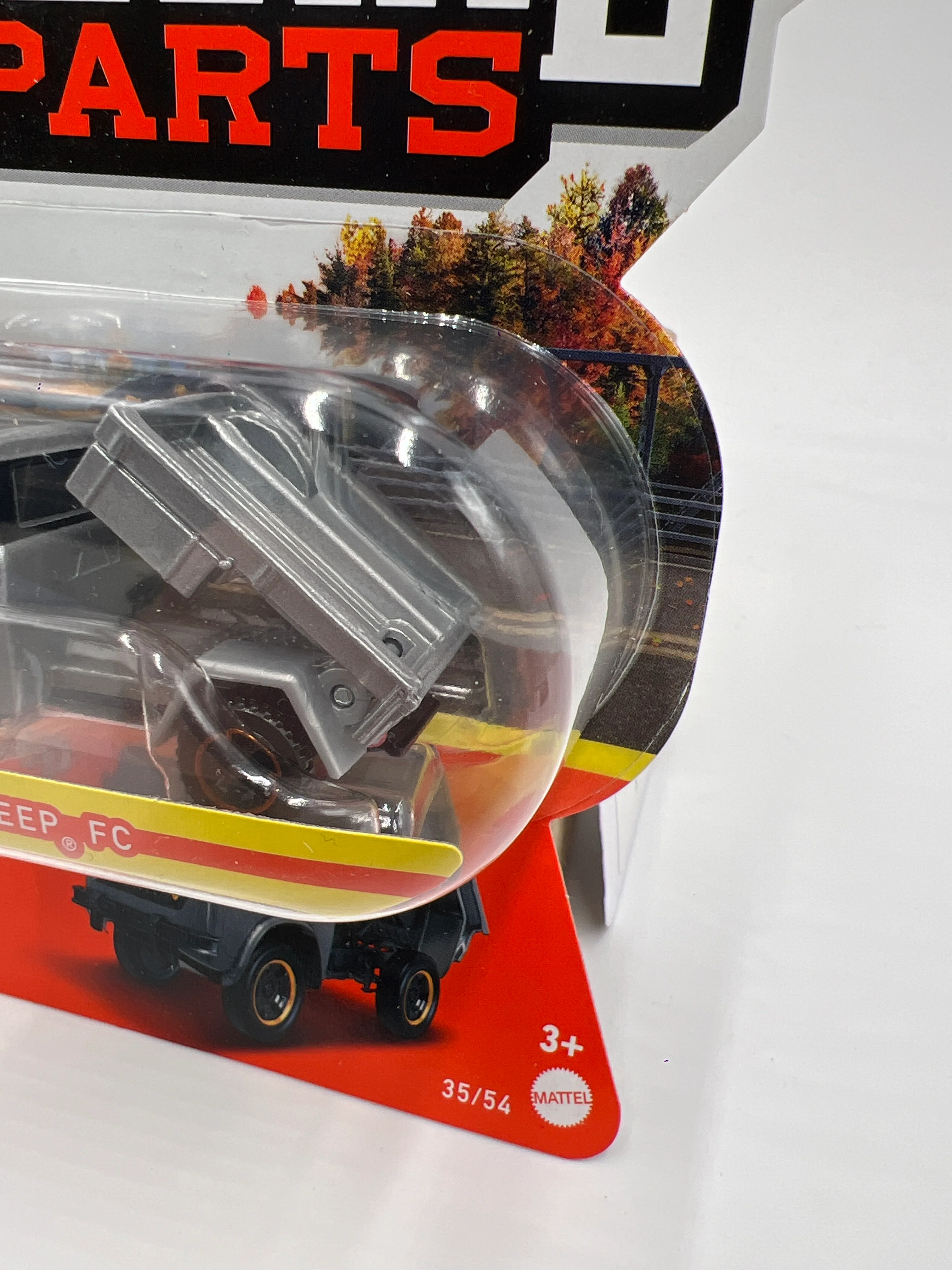 Matchbox Moving Parts #35 1961 Jeep FC Silver Special Edition 162A - Image 4
