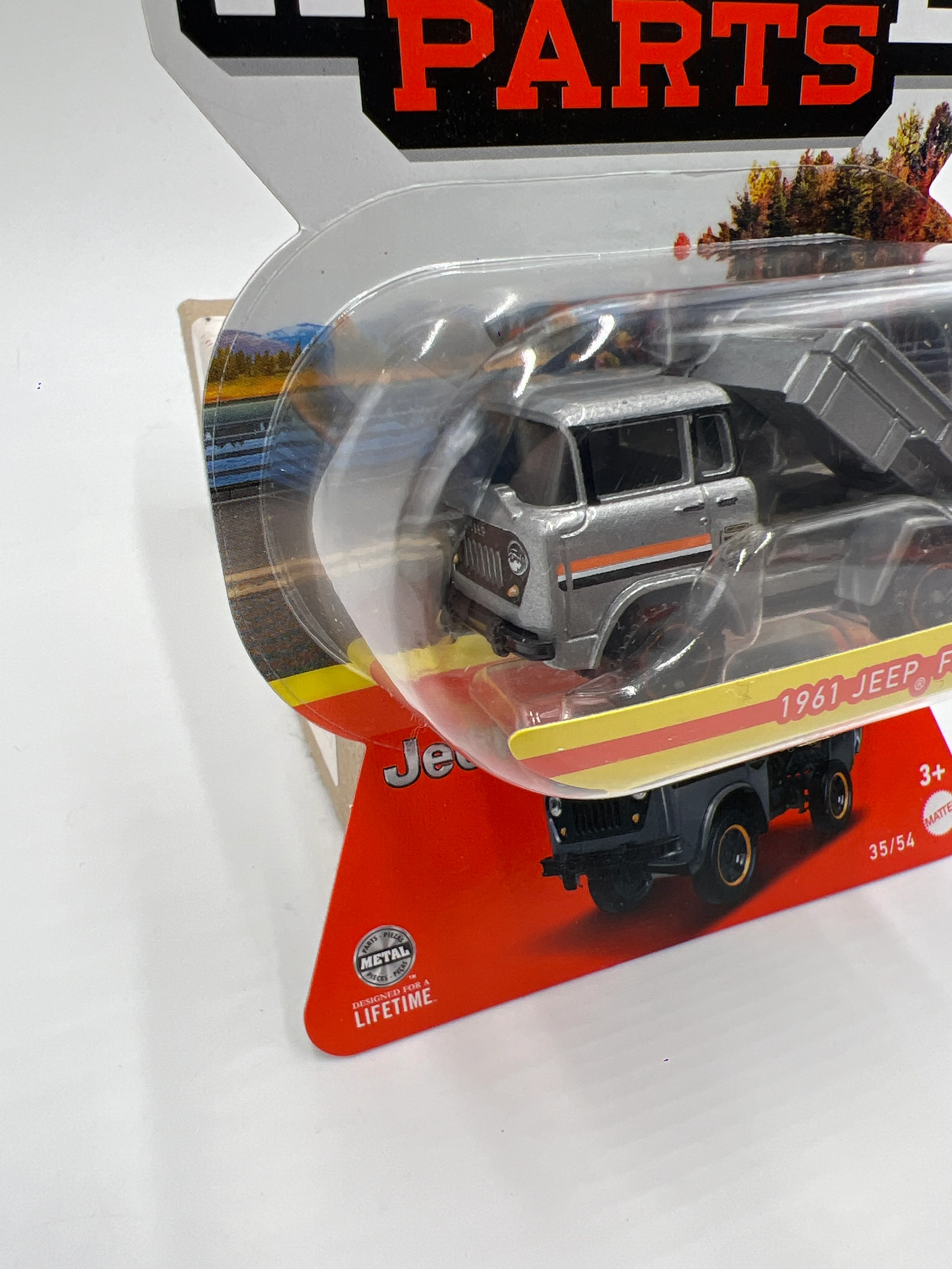 Matchbox Moving Parts #35 1961 Jeep FC Silver Special Edition 162A - Image 5