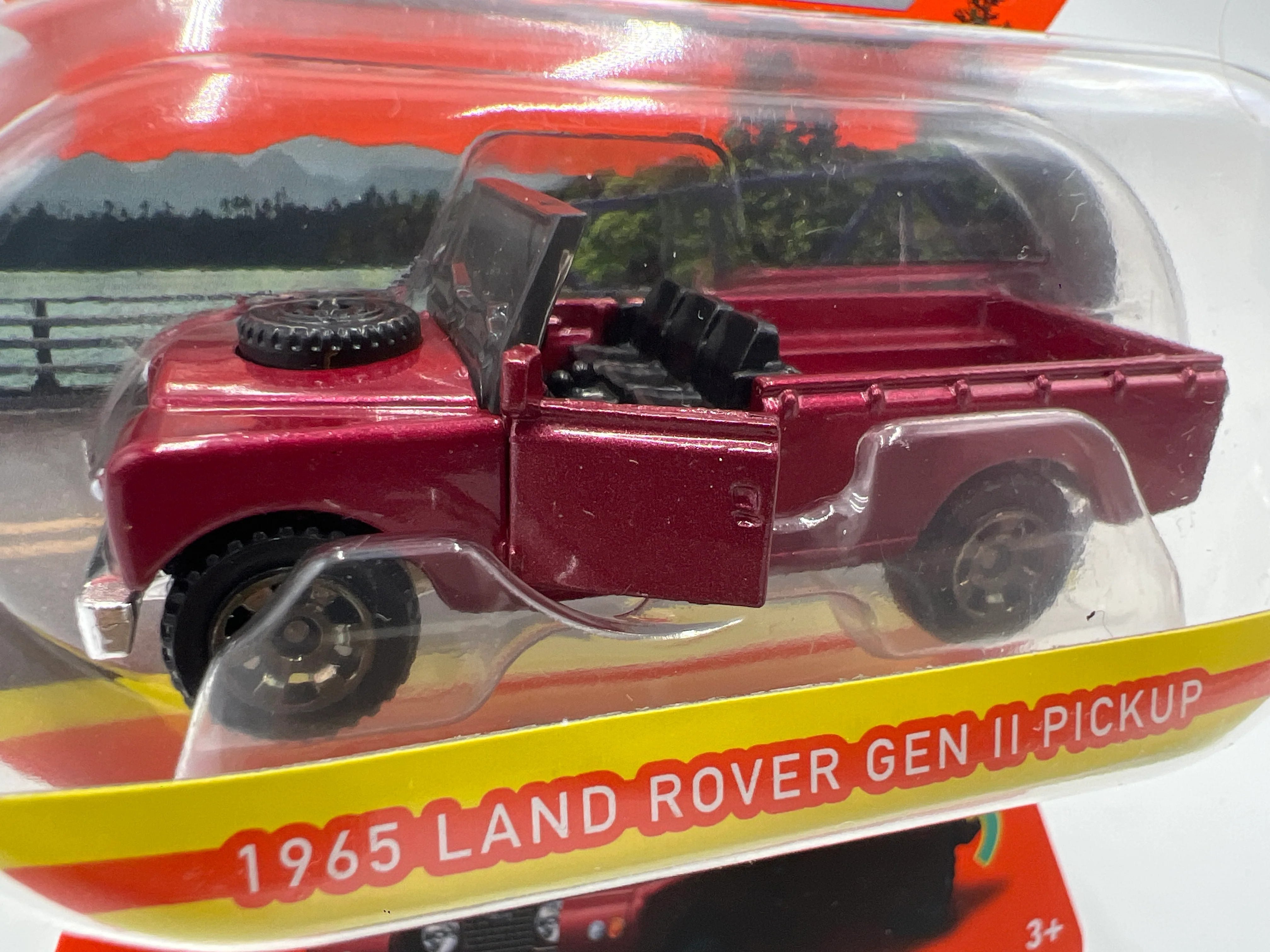 Matchbox Moving Parts #38 1965 Land Rover Gen II Pickup Red 162C - Image 3