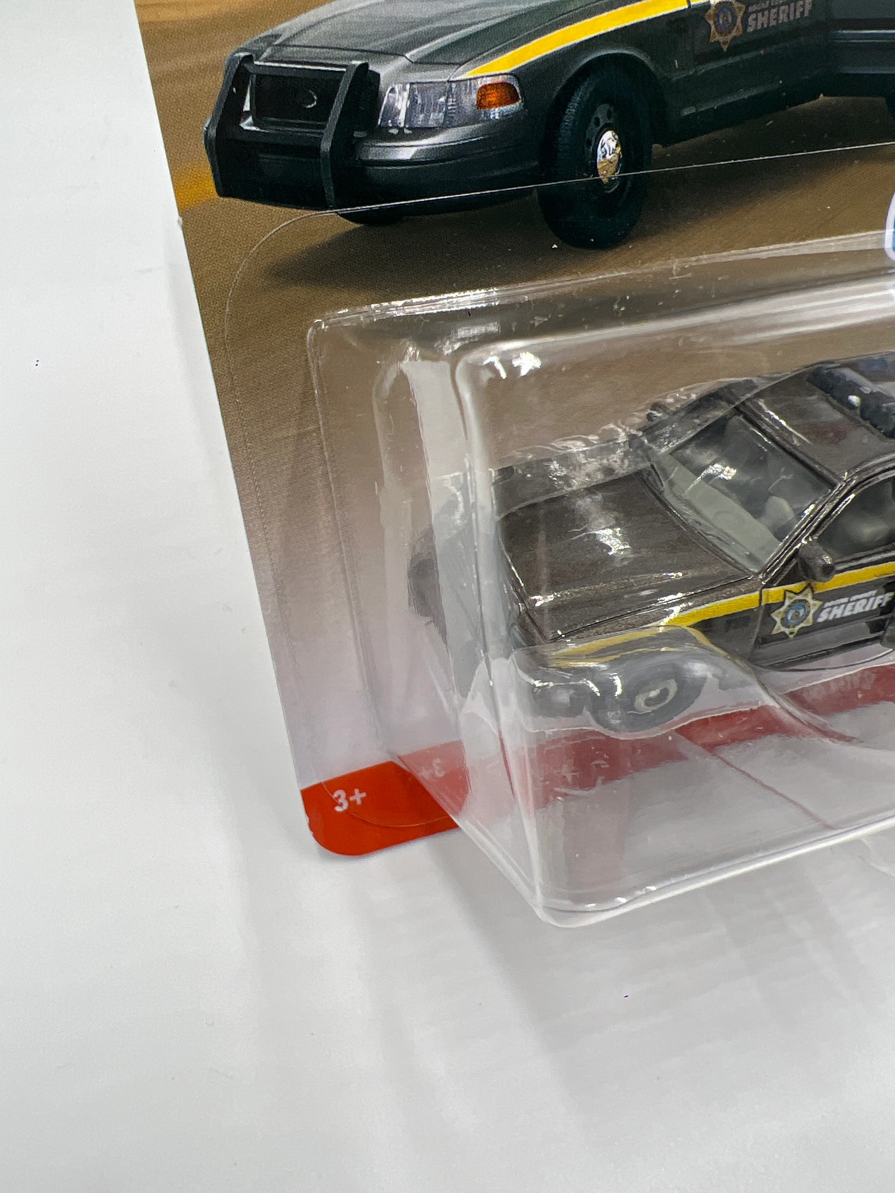 Matchbox Moving Parts MBX Rescue 06 Ford Crown Victoria Brown Sheriff 168O - Image 5