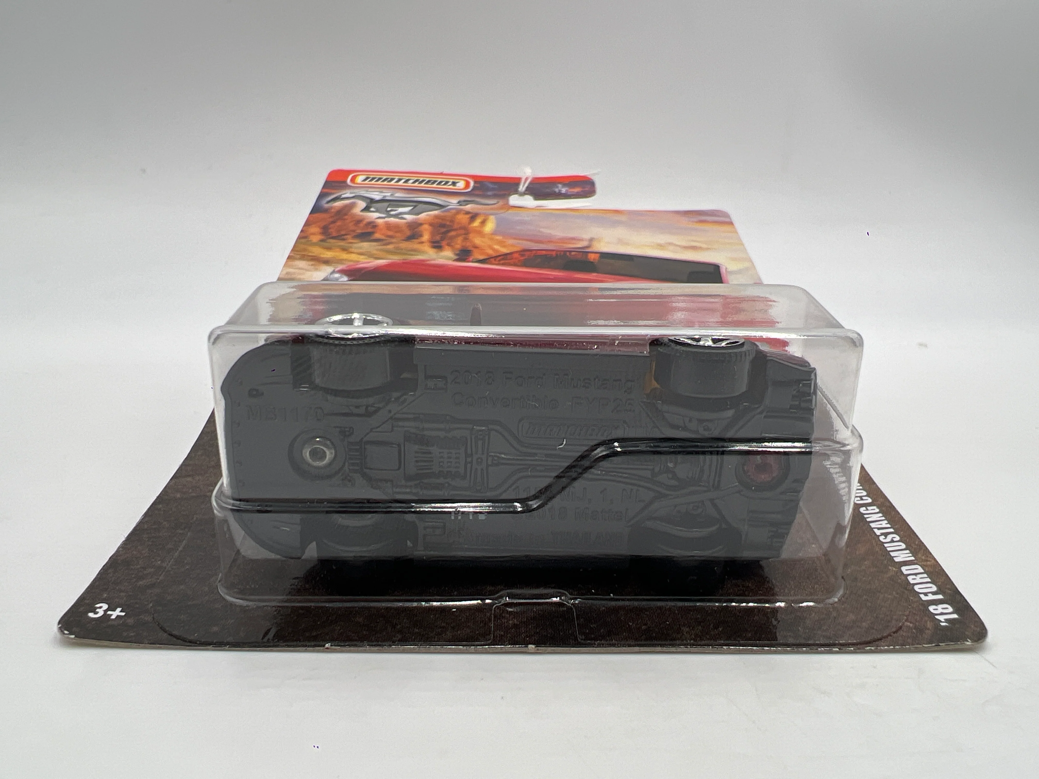 Matchbox Mustang Series #1 18 Ford Mustang Convertible Dark Red 155G - Image 5
