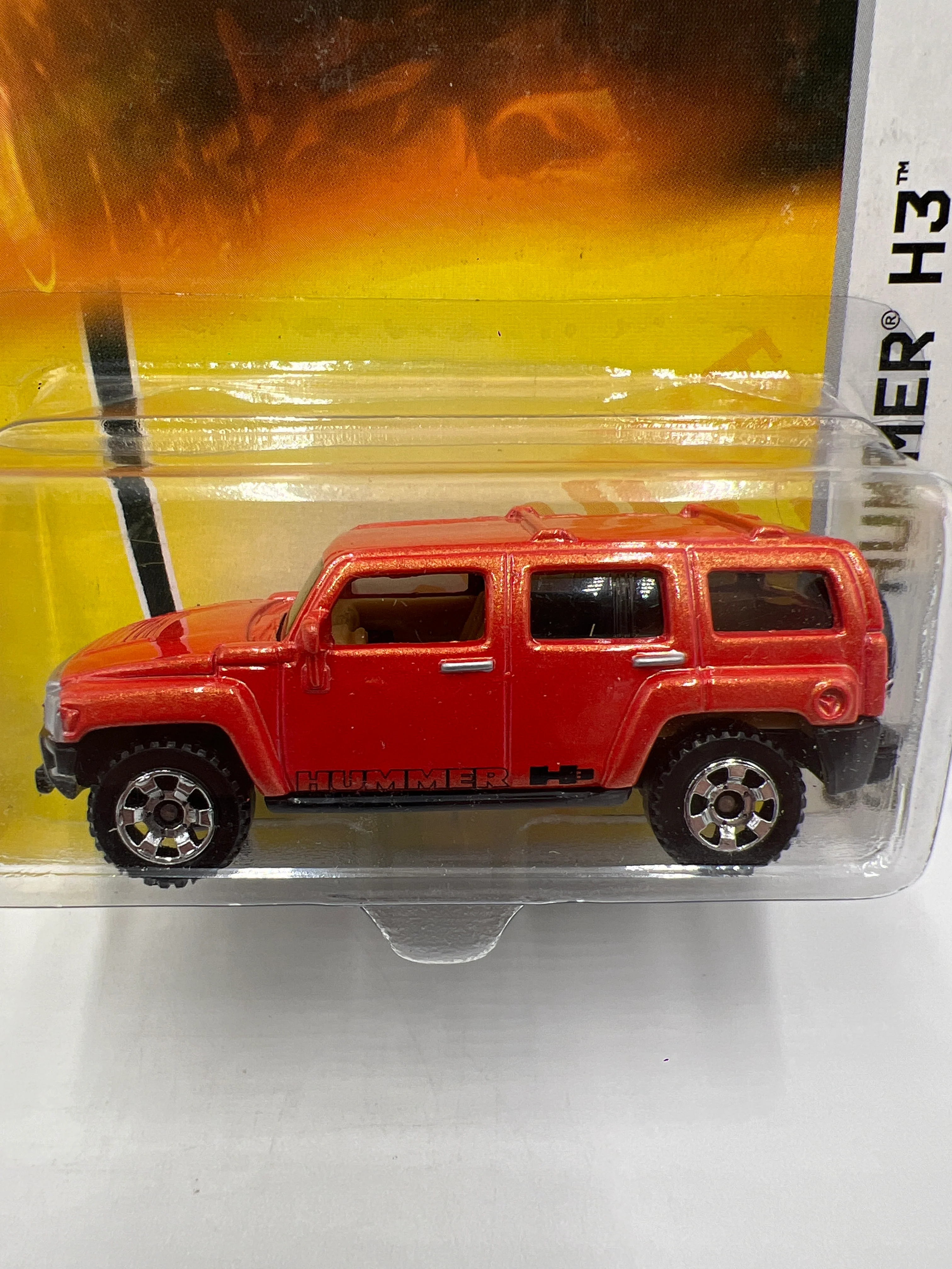 Matchbox Outdoor Adventure #83 Hummer H3 Orange 216K - Image 3