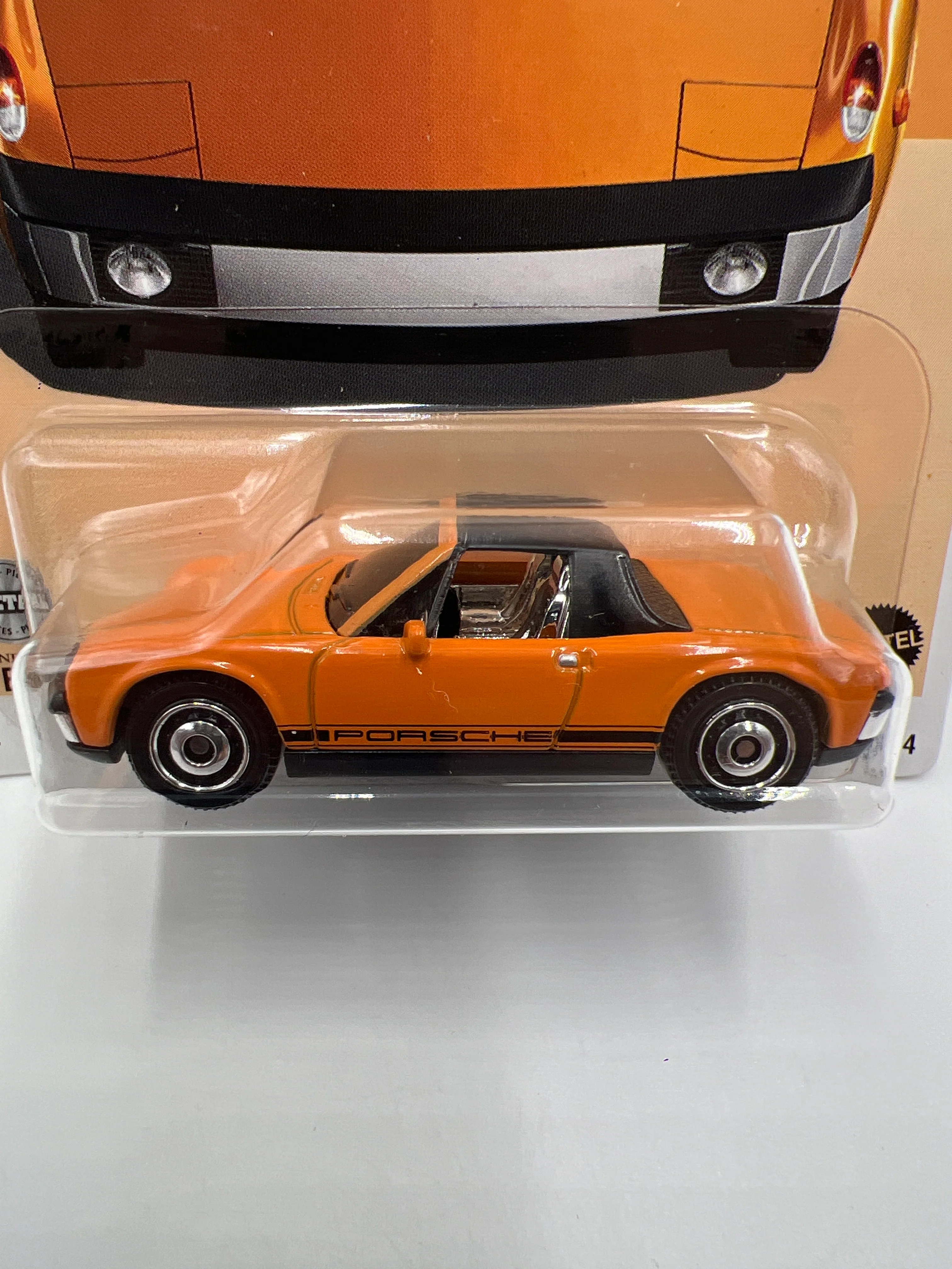 Matchbox Porsche Series #6 1971 Porsche 914 Orange - Image 2