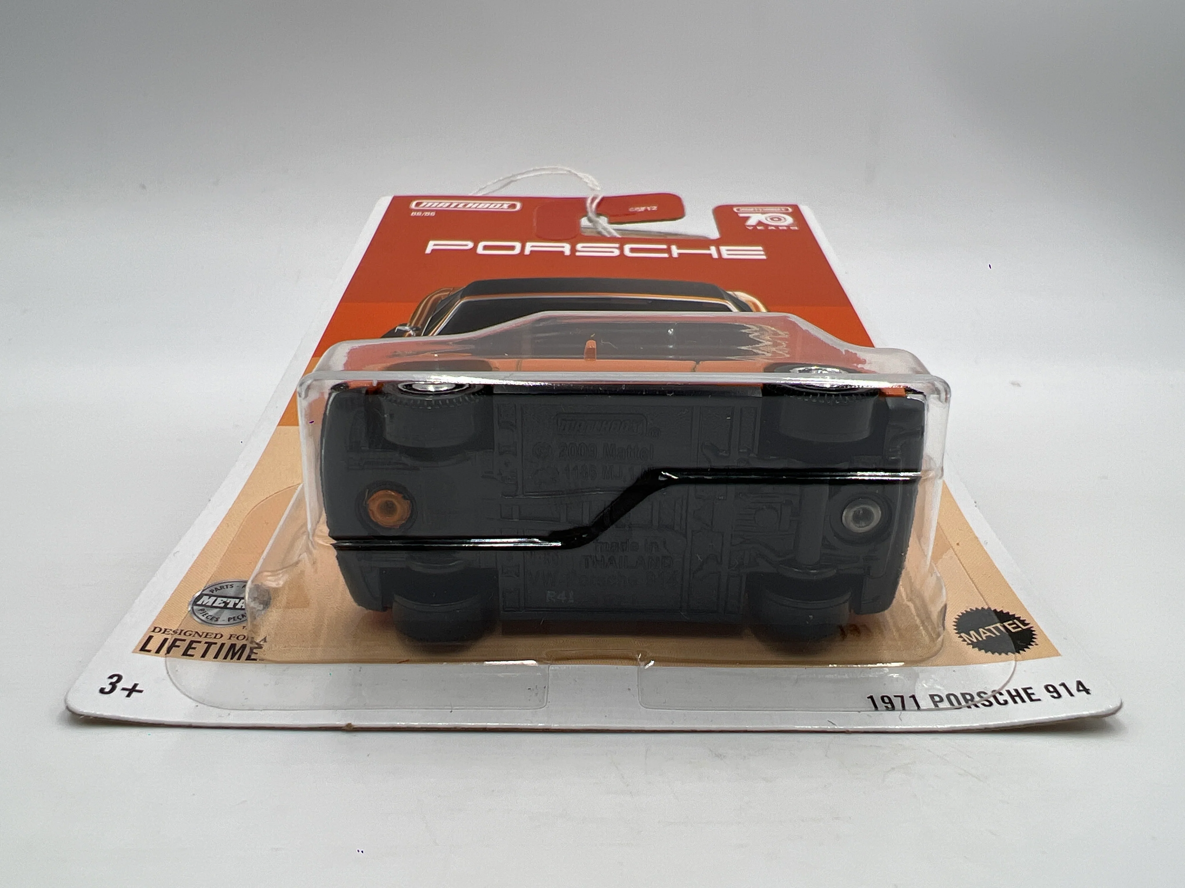 Matchbox Porsche Series #6 1971 Porsche 914 Orange - Image 5