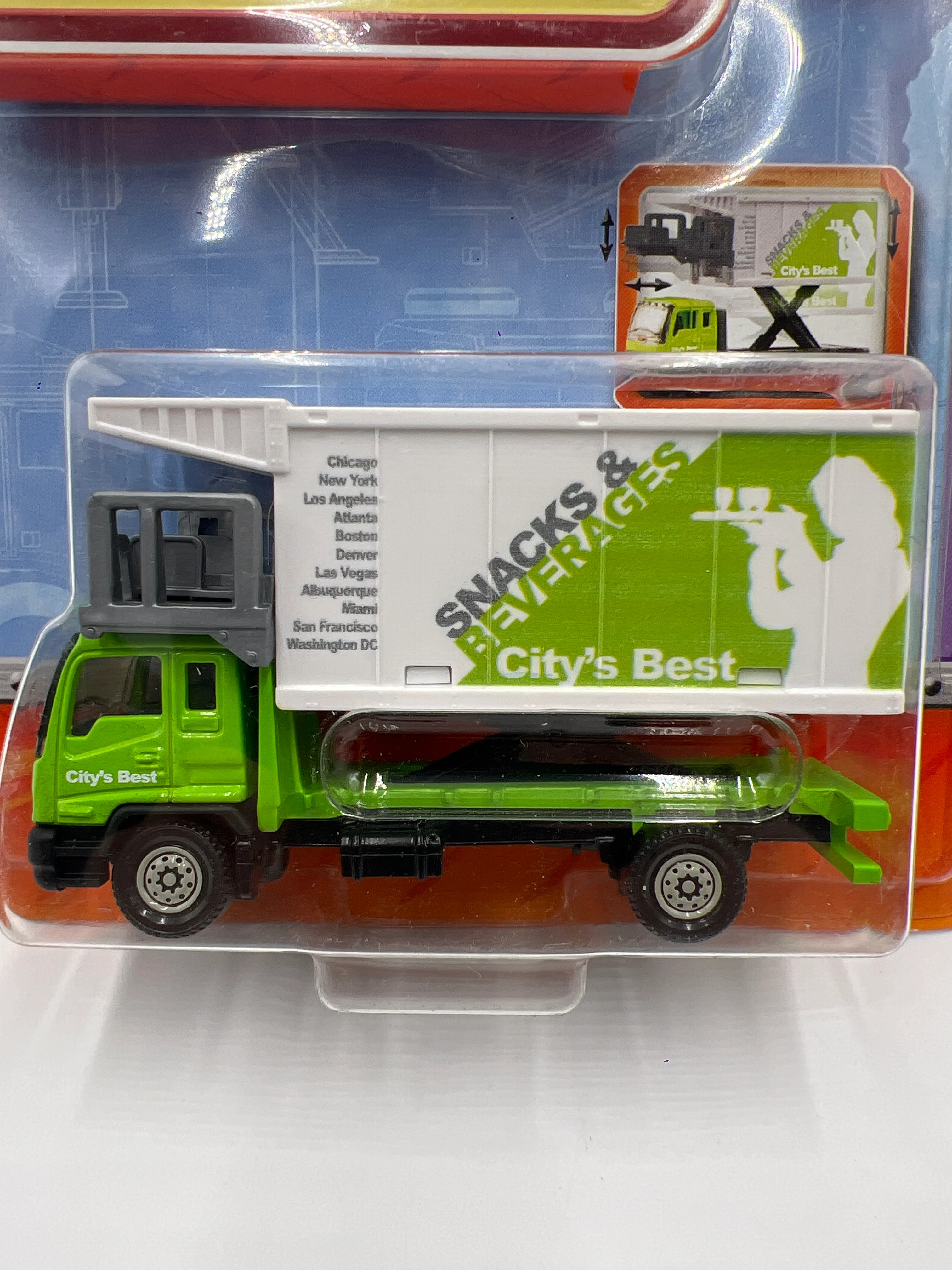 Matchbox Real Working Rigs GMC T8500 Airport Truck Green 169A - Image 3