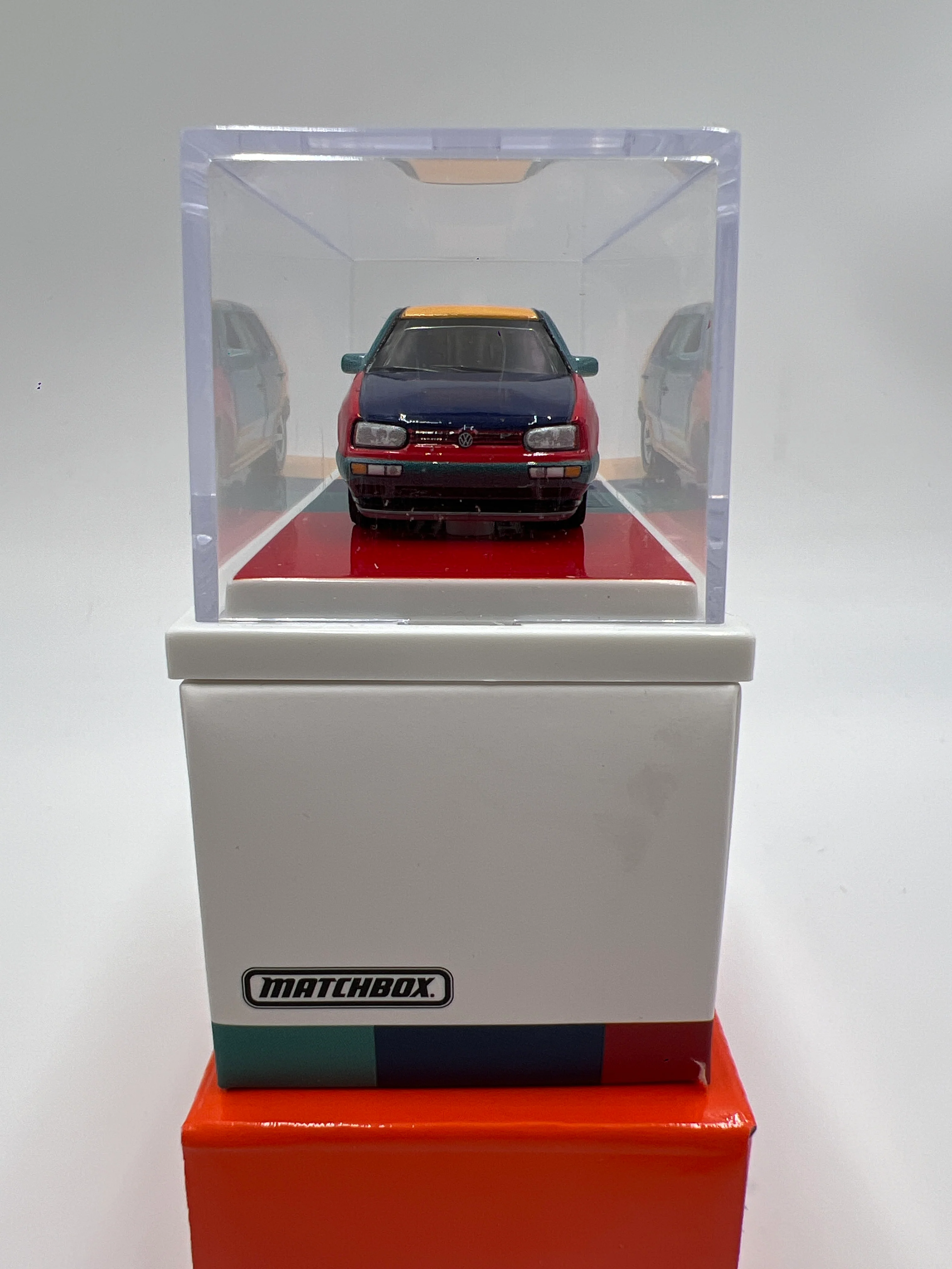 Matchbox RLC Mattel Creations 1995 Volkswagen Golf MK3 Harlequin - Image 3