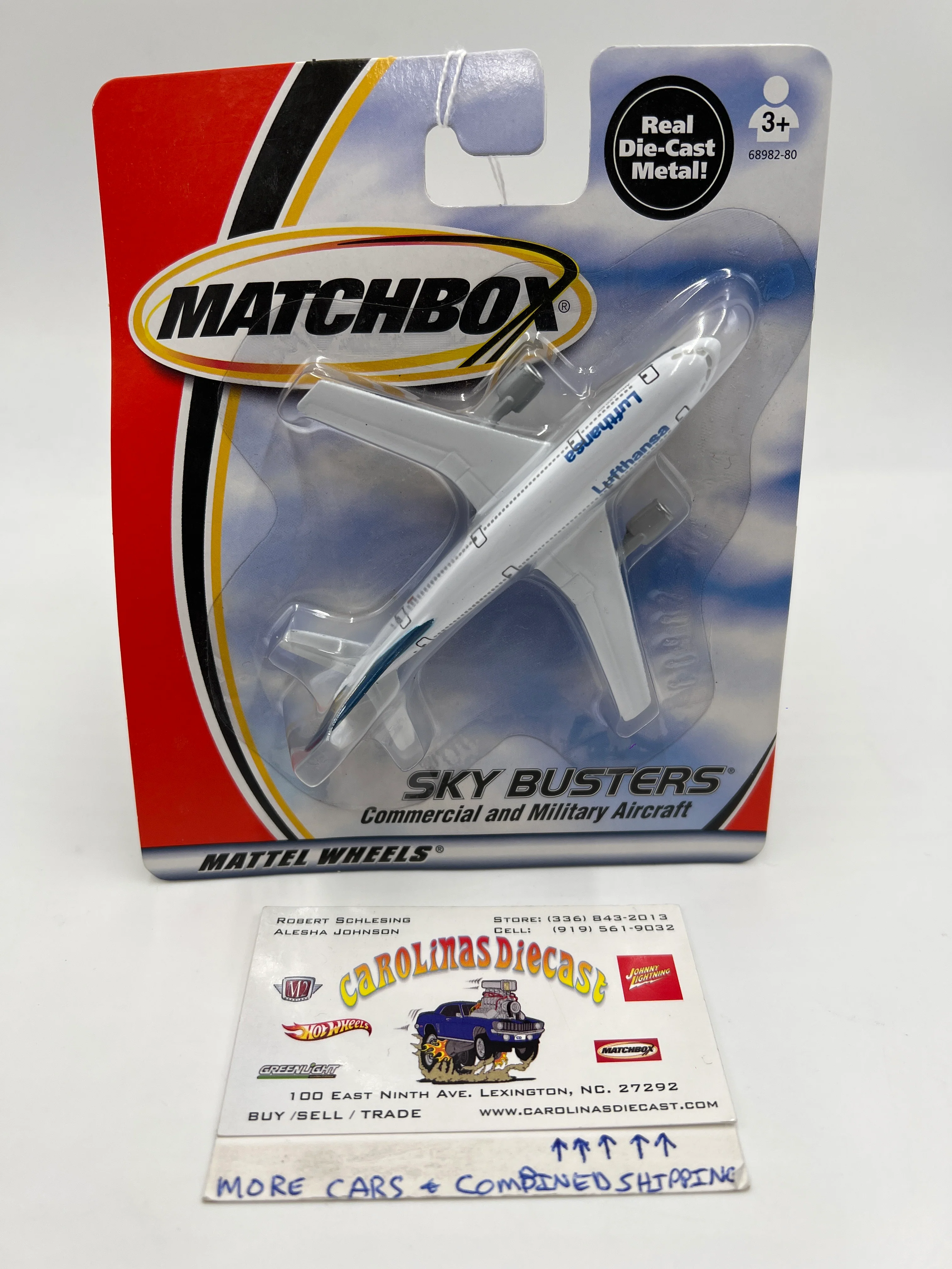 Matchbox Sky Busters A300B Airbus Lufthansa White VV3