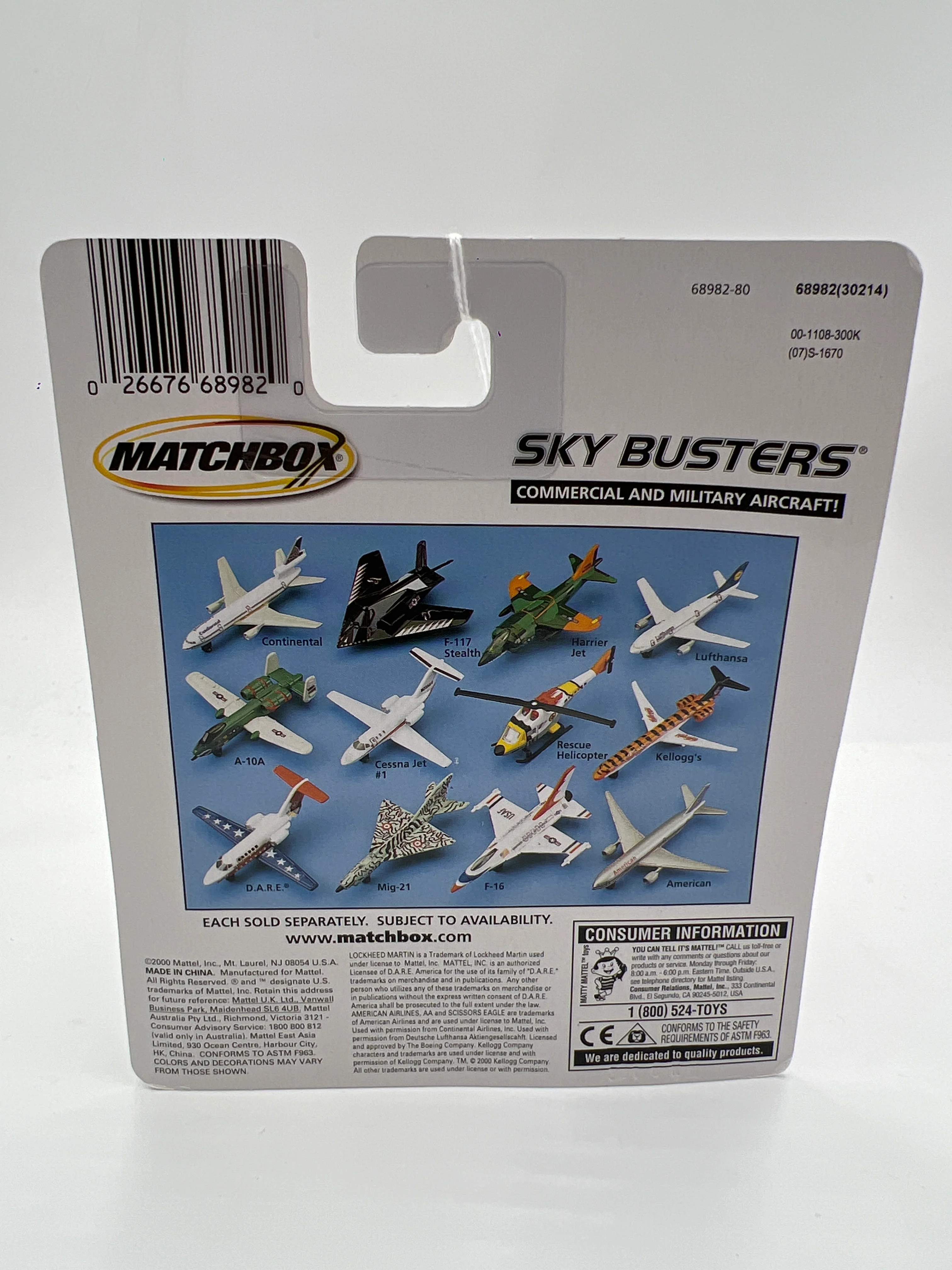 Matchbox Sky Busters A300B Airbus Lufthansa White VV3 - Image 6