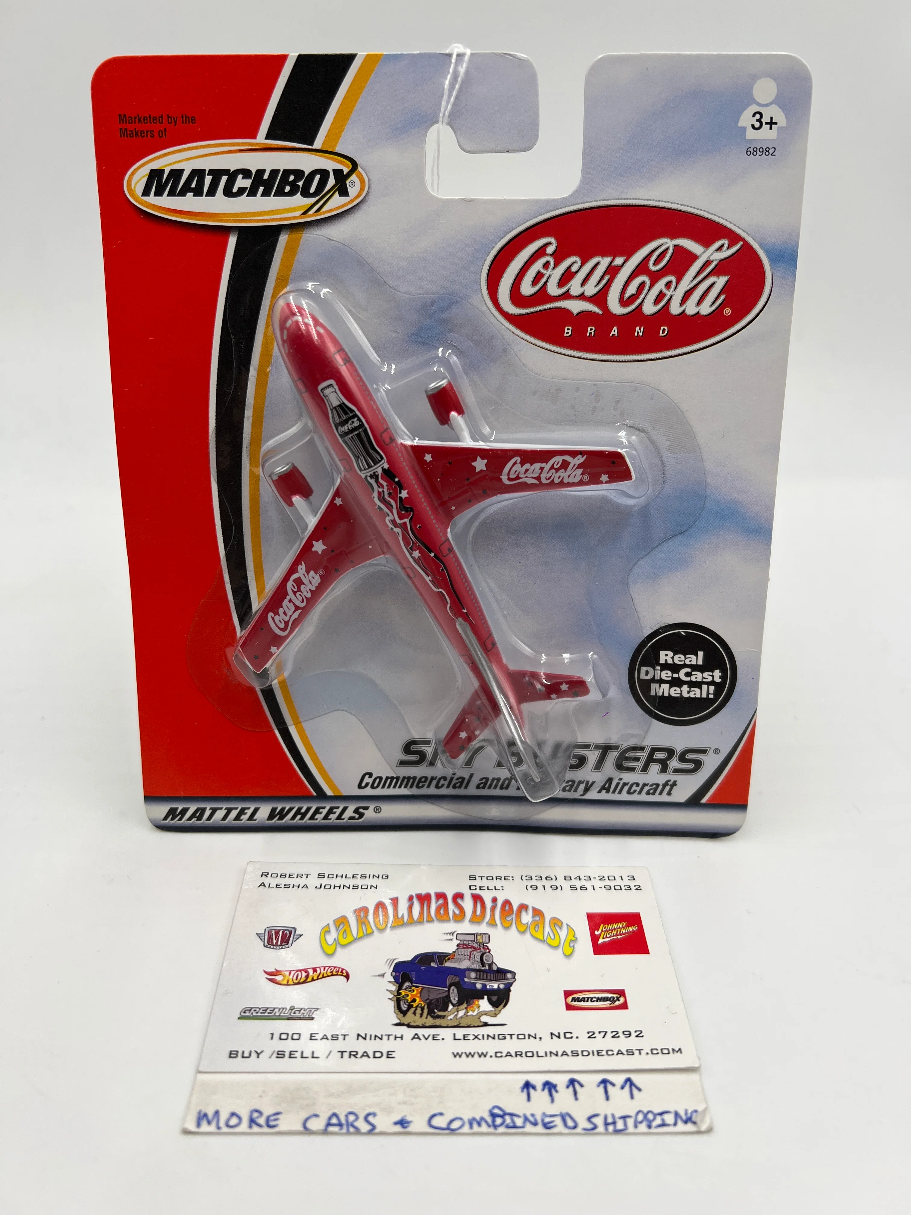 Matchbox Sky Busters A300B Airbus Coca Cola Red YY2
