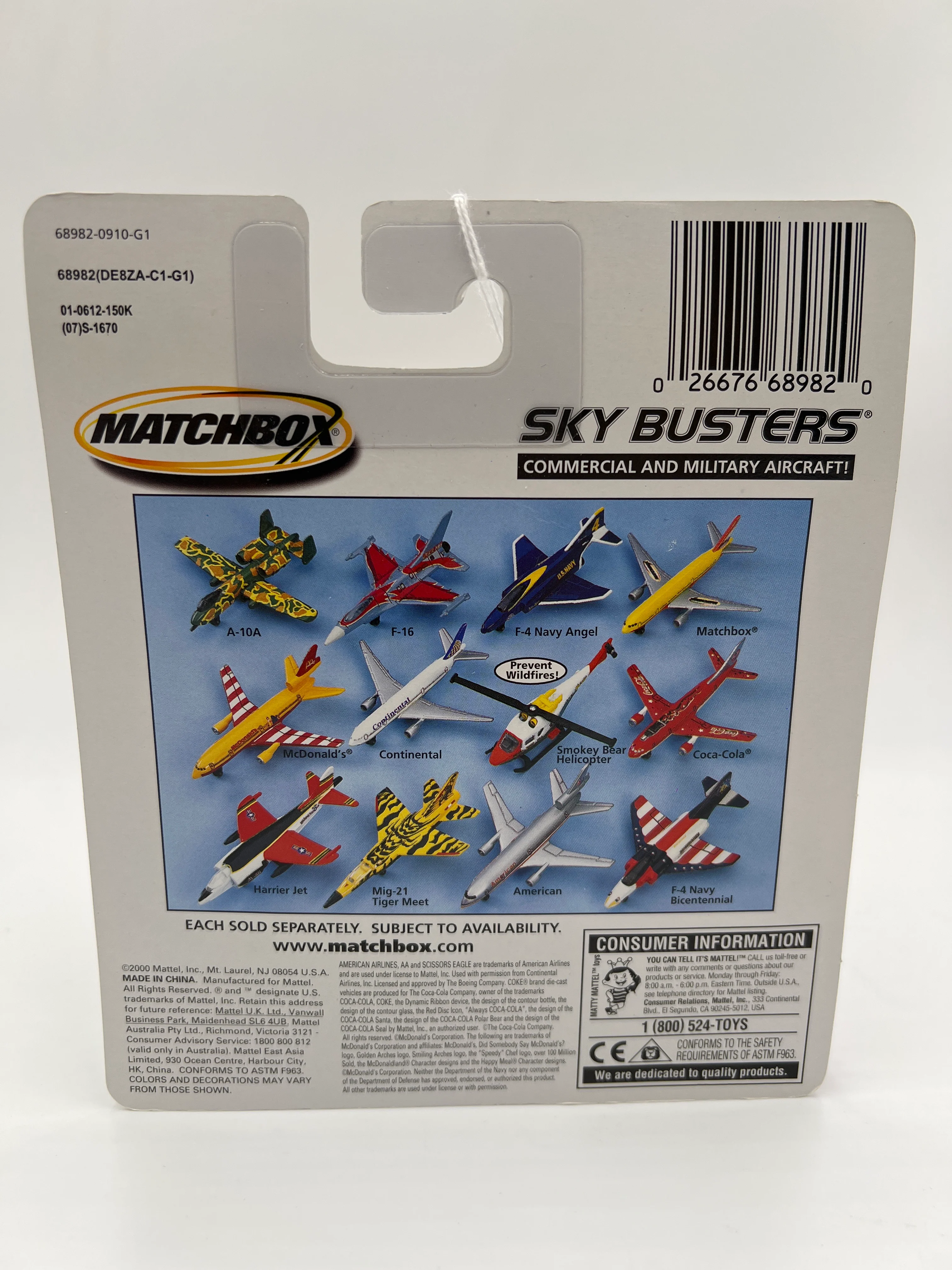 Matchbox Sky Busters DC-10 American Airlines WW7 - Image 6