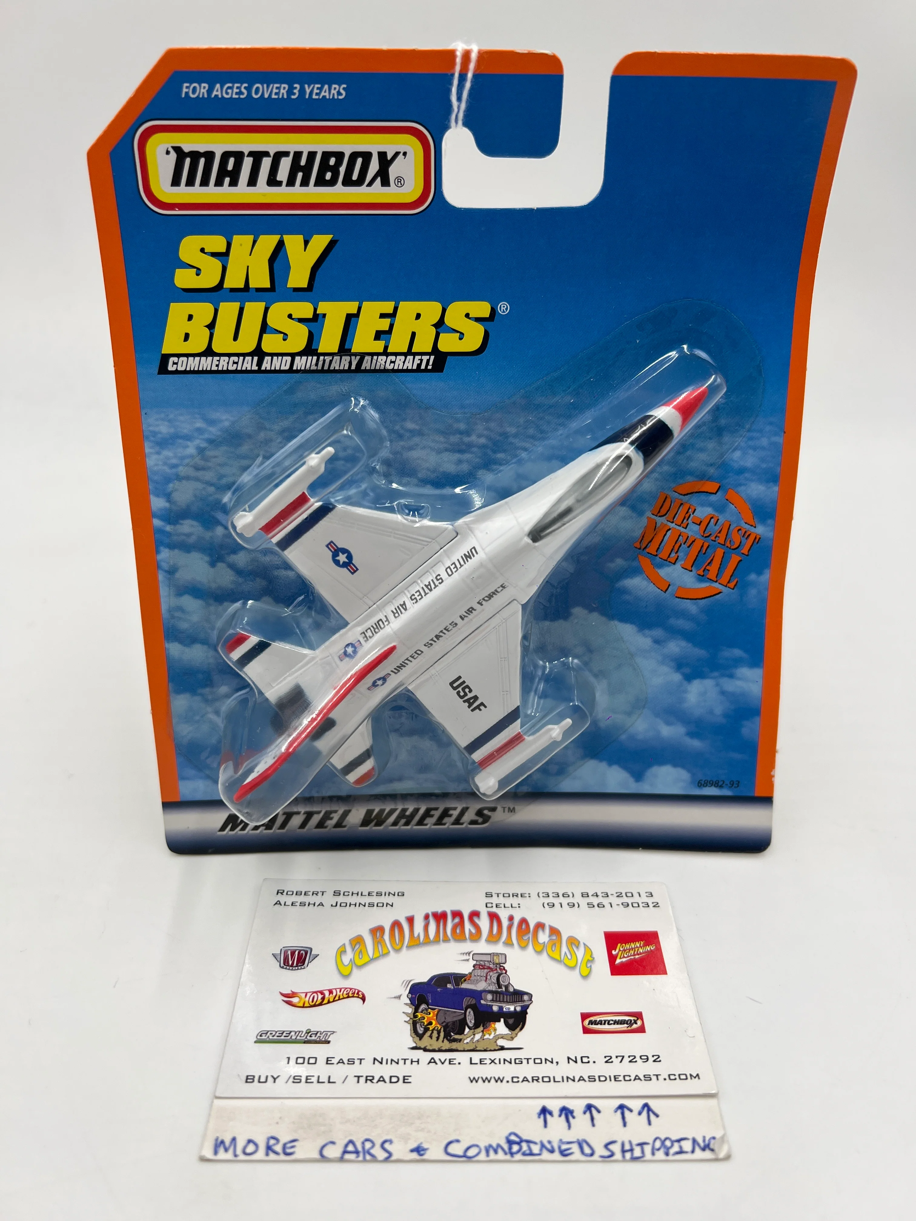 Matchbox Sky Busters F-16 United States Air Force USAF #2 TT2