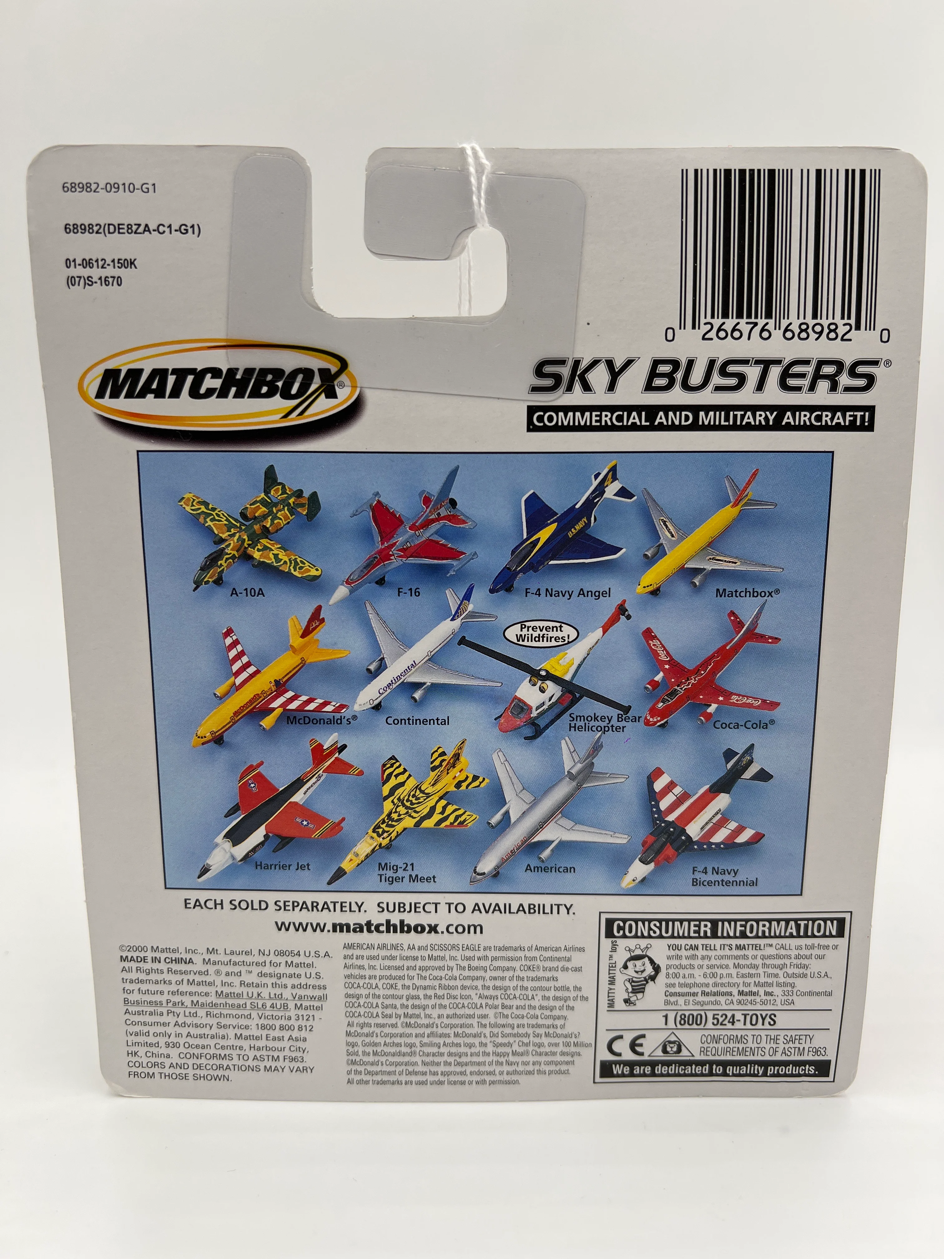 Matchbox Sky Busters F4 Blue Angels PP5 - Image 6