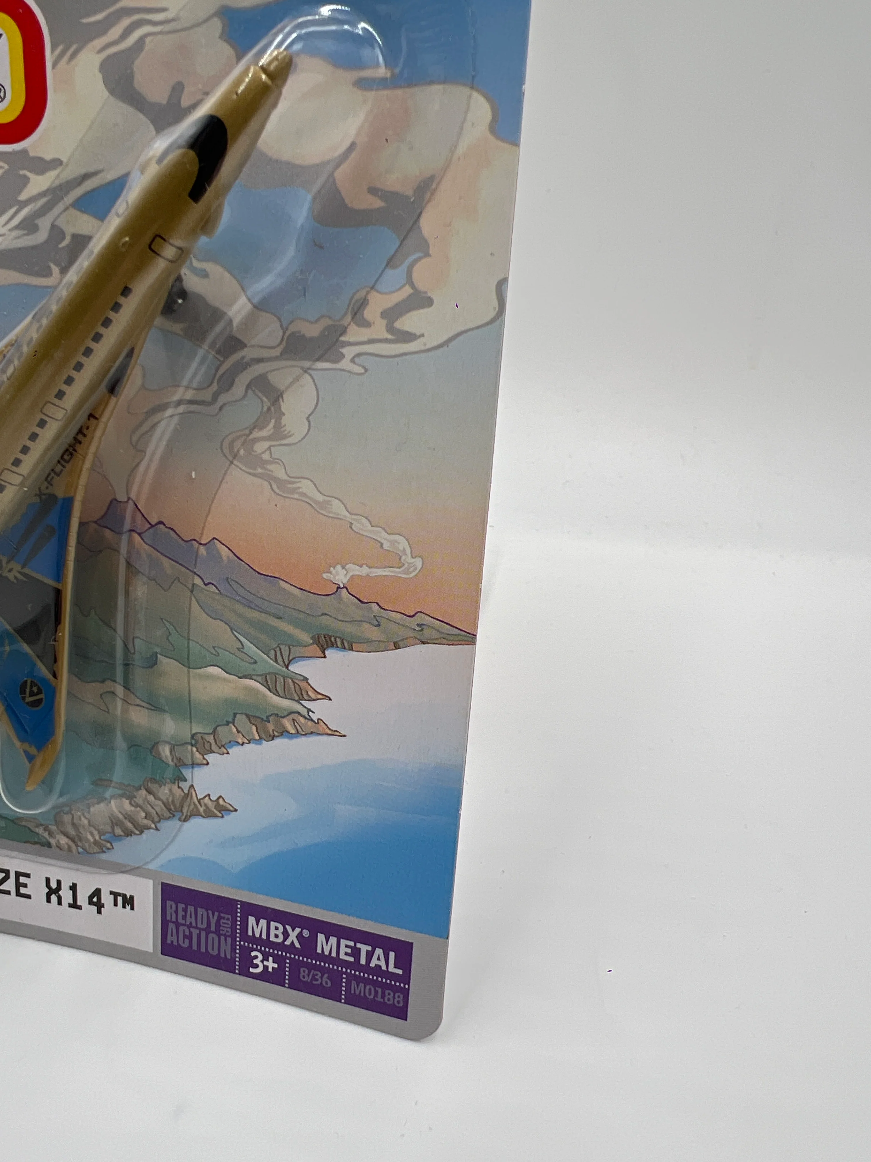 Matchbox Sky Busters MBX Metal #8 Jetblaze X14 Gold WW7 - Image 4