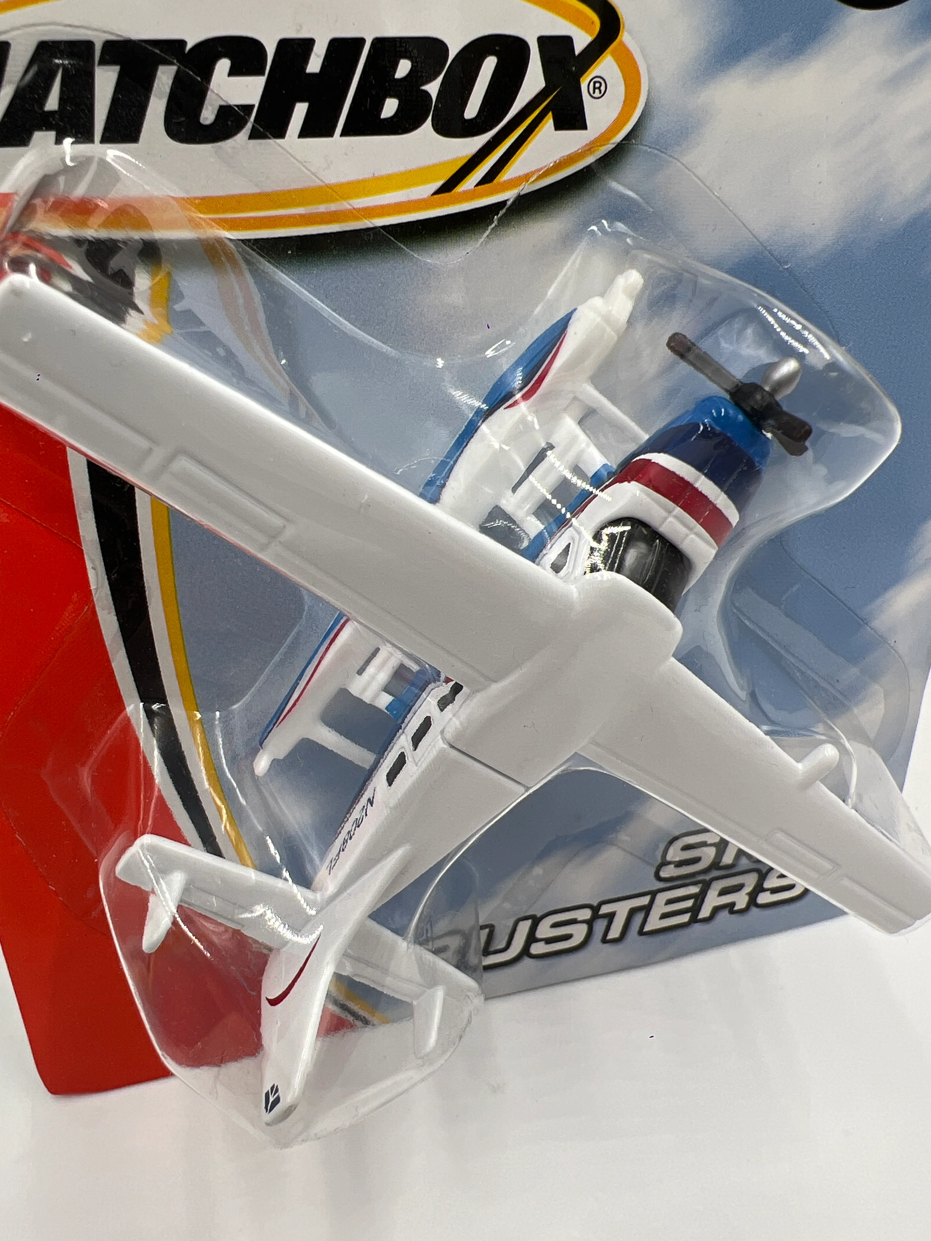 Matchbox Sky Busters N208FL Cessna Caravan Airplane Red/White/Blue - Image 3