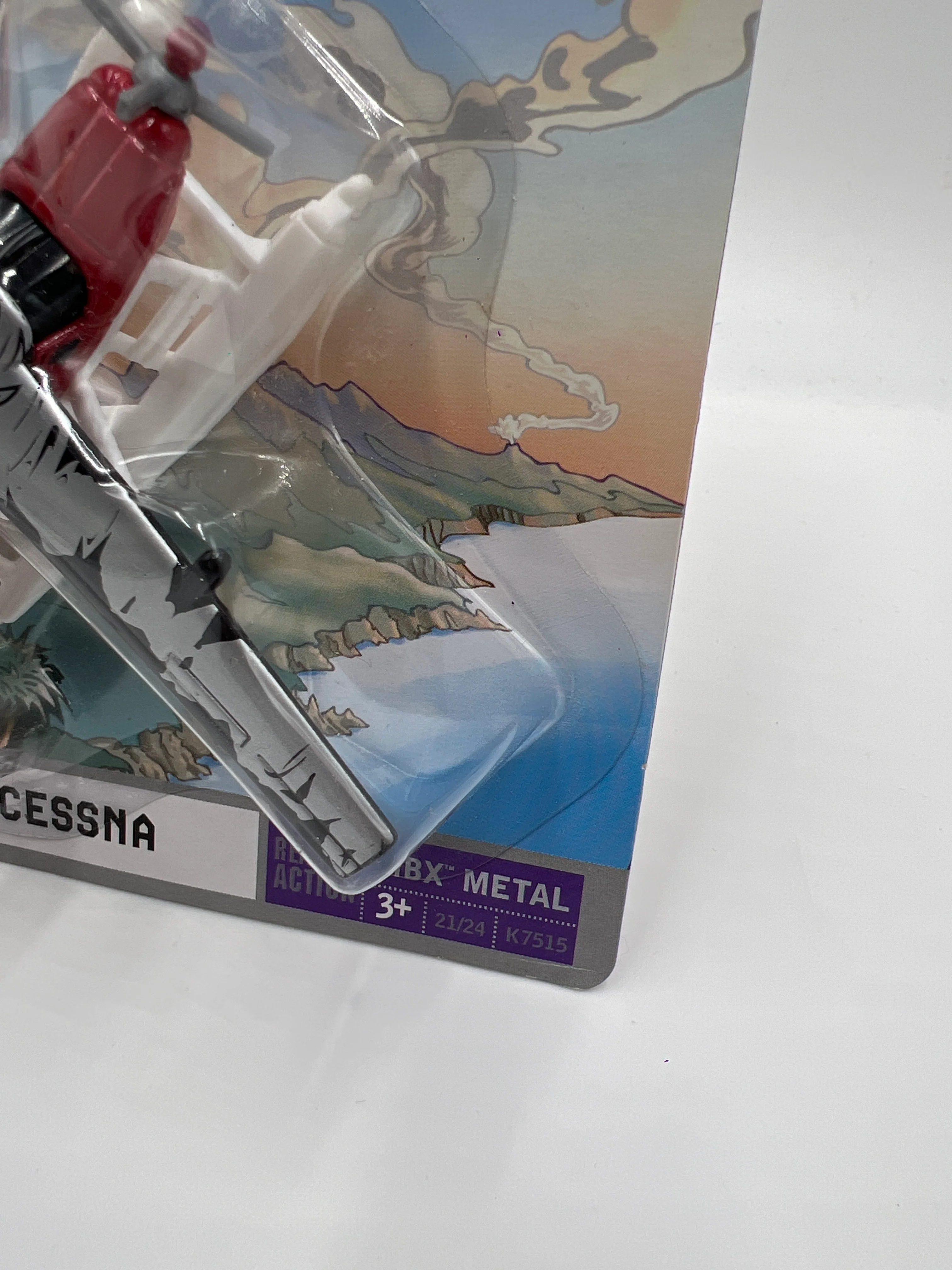 Matchbox Sky Busters MBX Metal #21 J4703 Cessna Caravan Red - Image 4