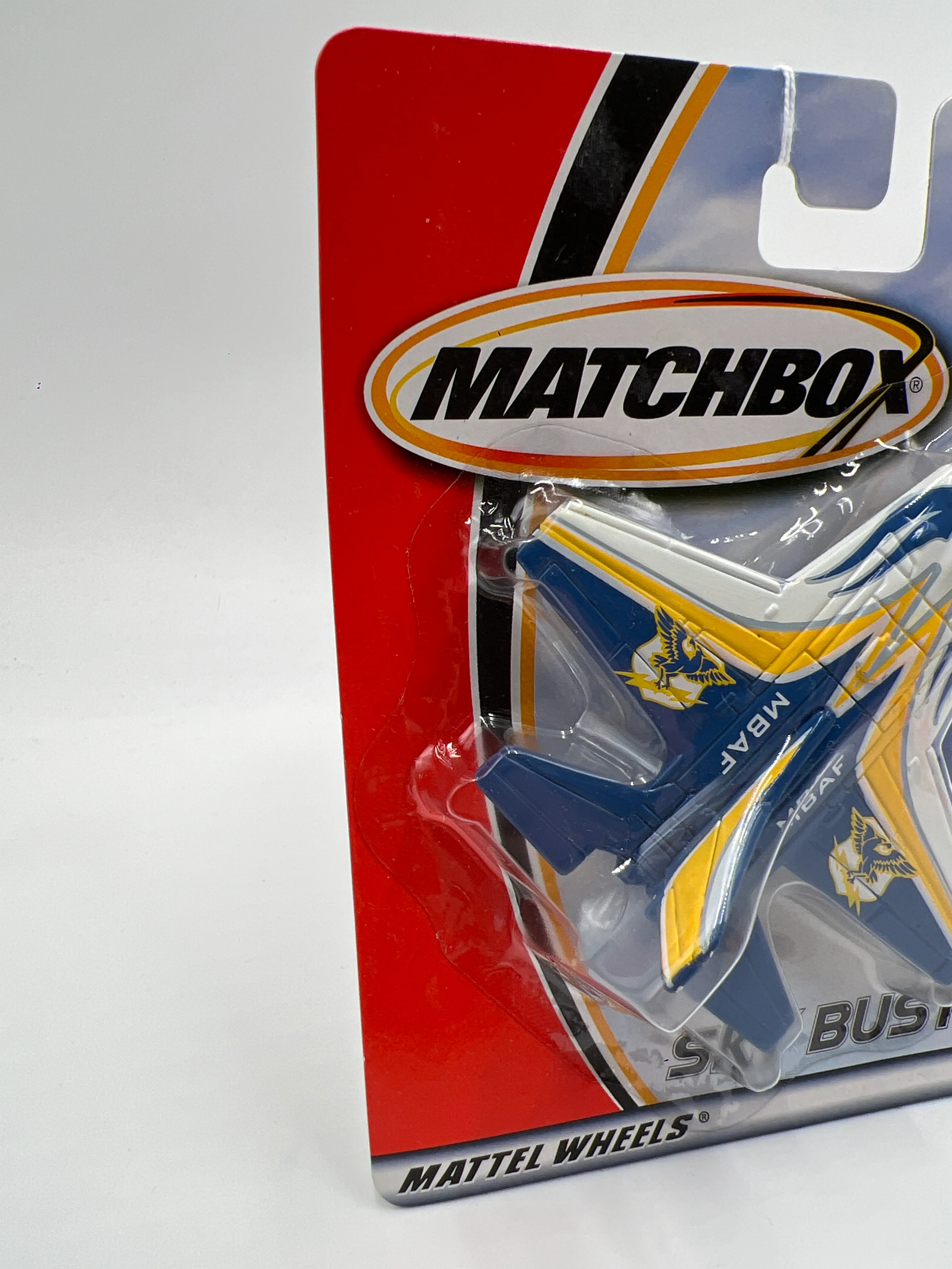 Matchbox Sky Busters Stealth Fighter MBAF Blue/White OO7 - Image 5